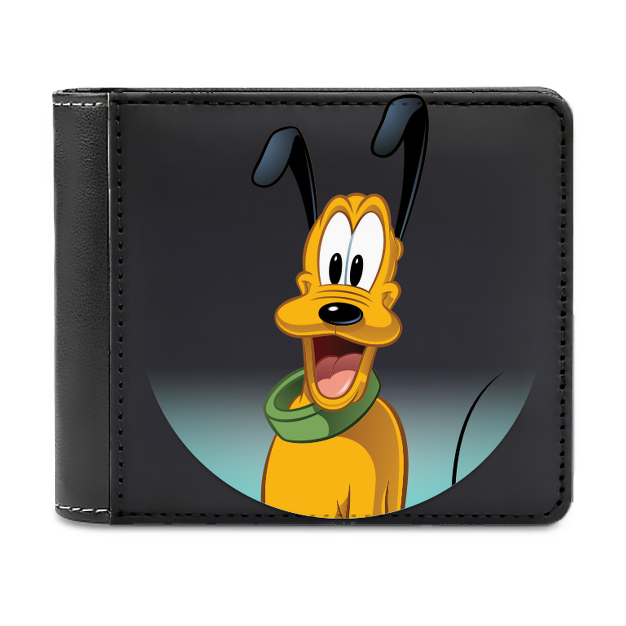 （画像用） ミッキーマウス Mickey Mouse 二つ折り革財布
