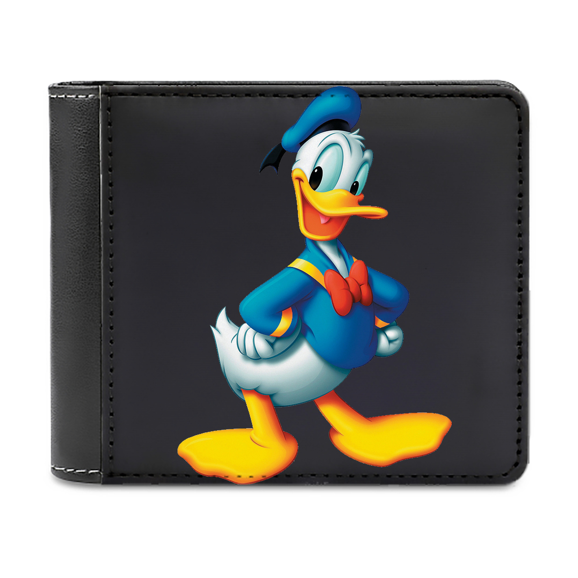 （画像用） ミッキーマウス Mickey Mouse 二つ折り革財布