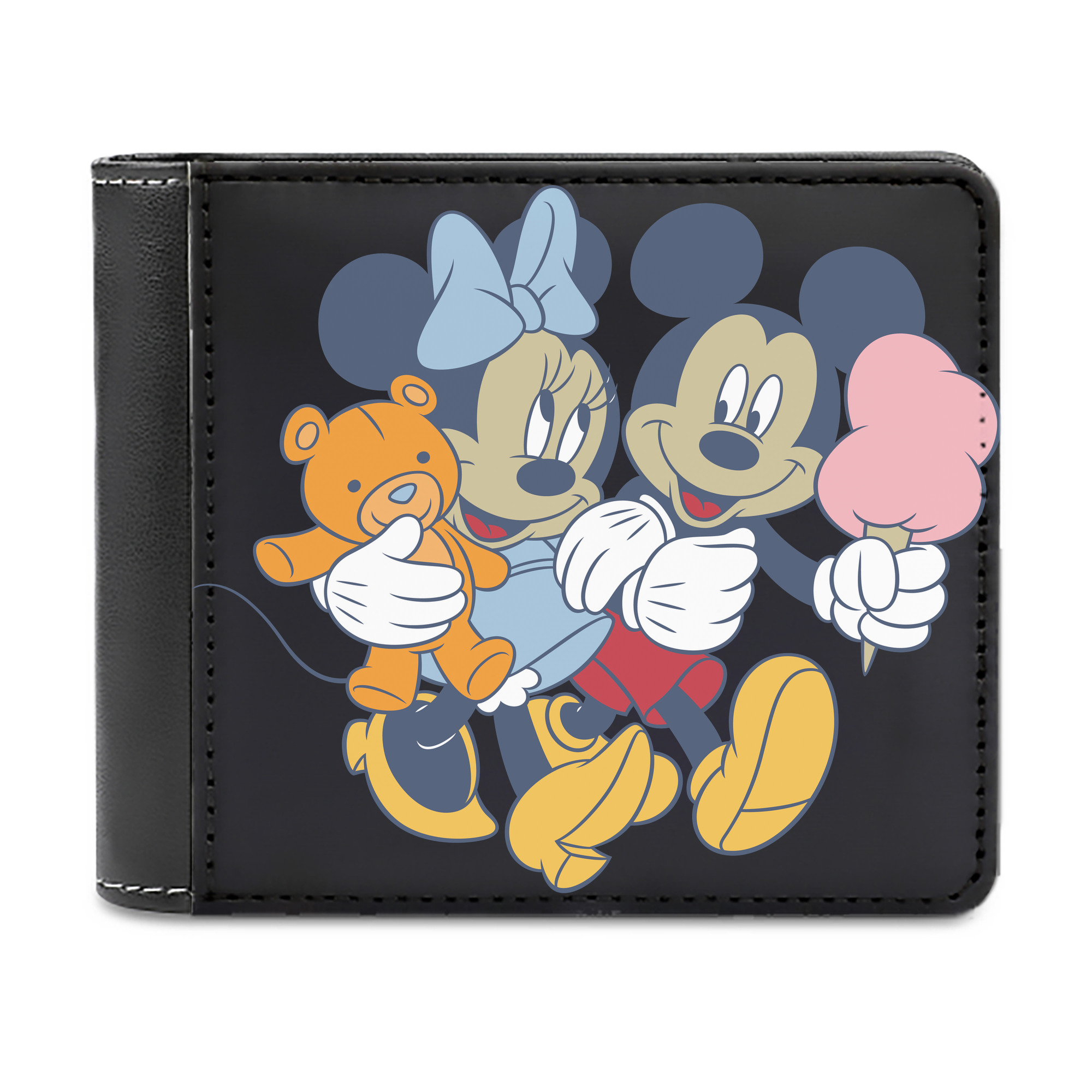 （画像用） ミッキーマウス Mickey Mouse 二つ折り革財布