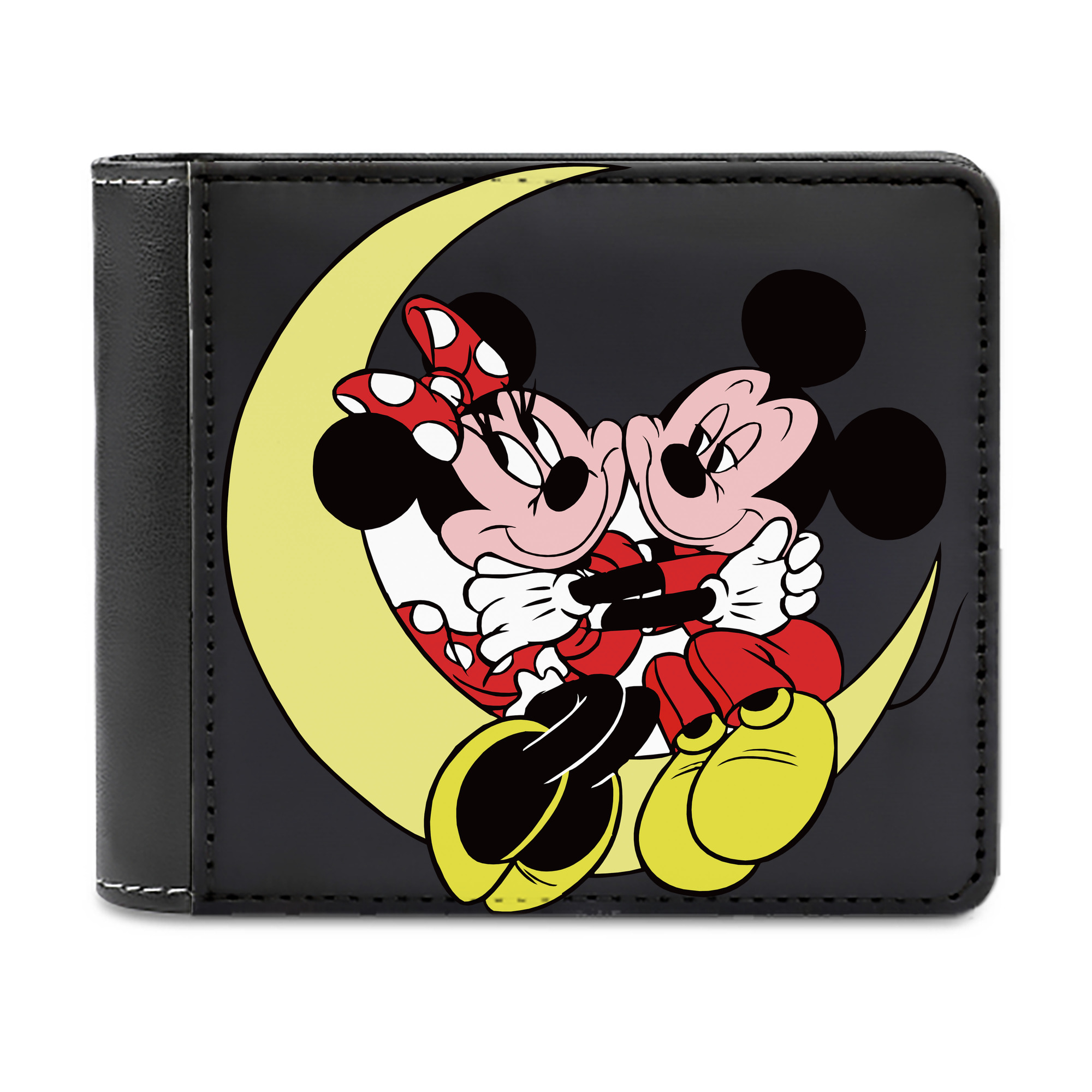 （画像用） ミッキーマウス Mickey Mouse 二つ折り革財布
