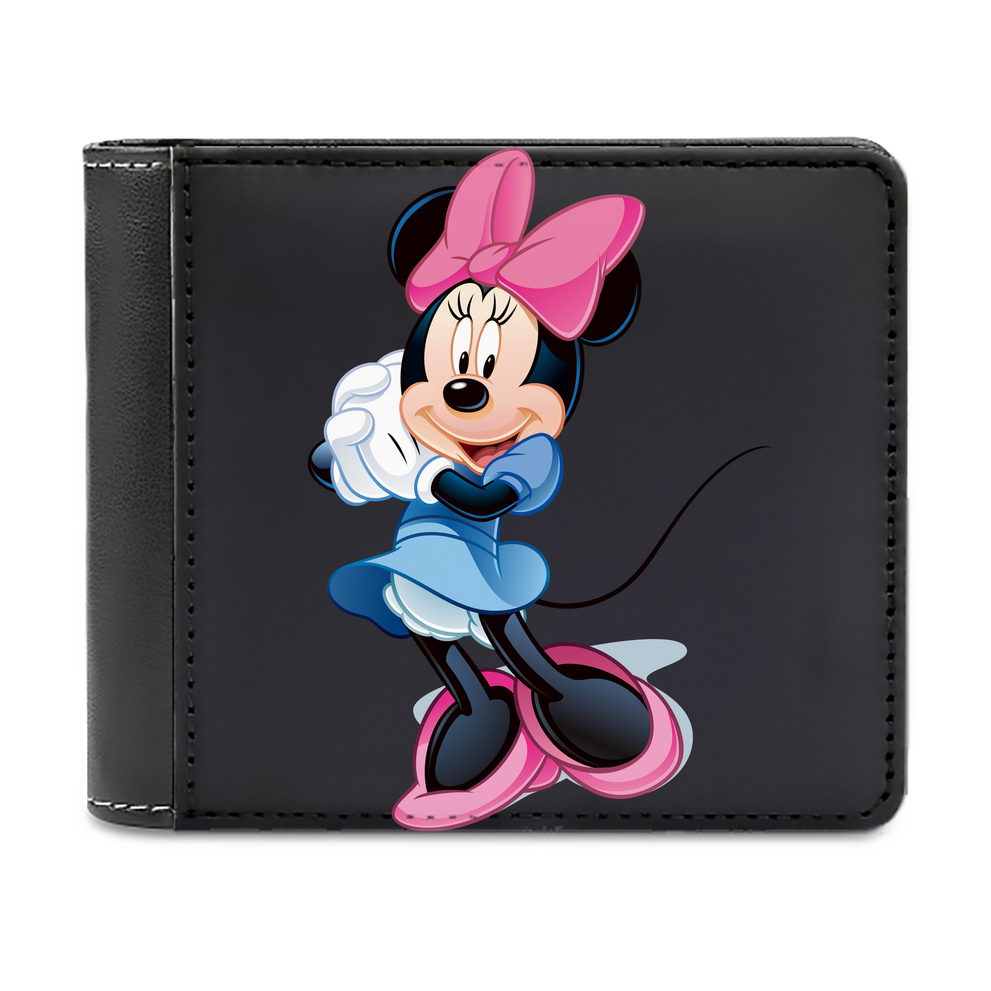 （画像用） ミッキーマウス Mickey Mouse 二つ折り革財布