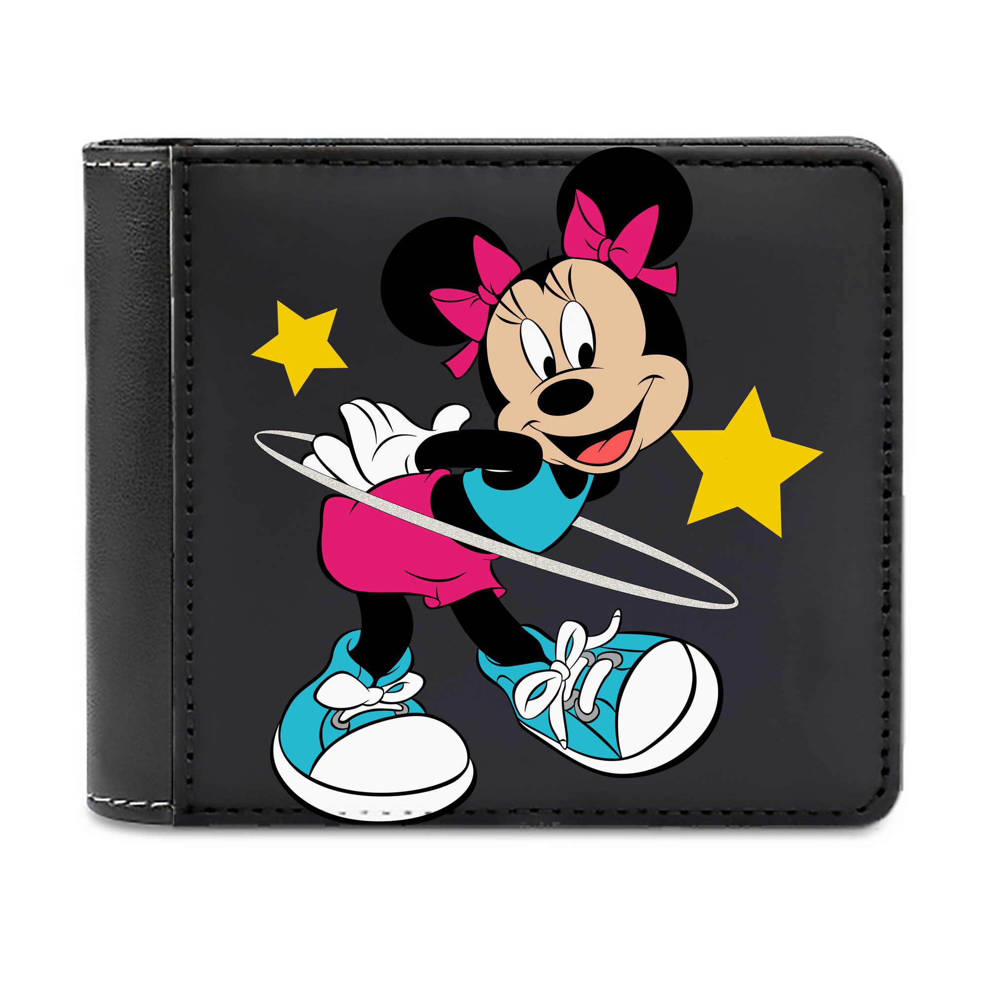 （画像用） ミッキーマウス Mickey Mouse 二つ折り革財布