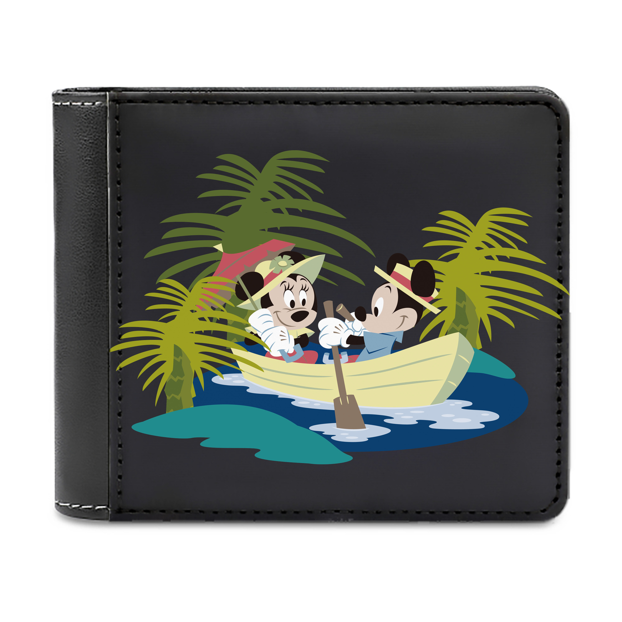（画像用） ミッキーマウス Mickey Mouse 二つ折り革財布