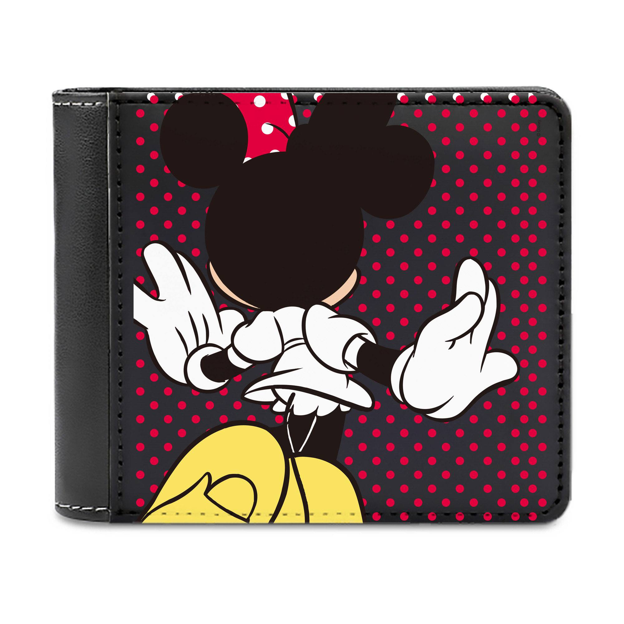 （画像用） ミッキーマウス Mickey Mouse 二つ折り革財布
