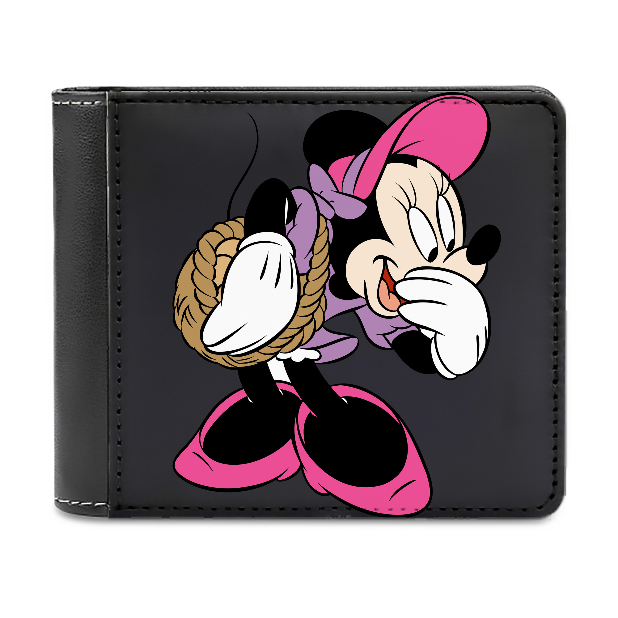 （画像用） ミッキーマウス Mickey Mouse 二つ折り革財布