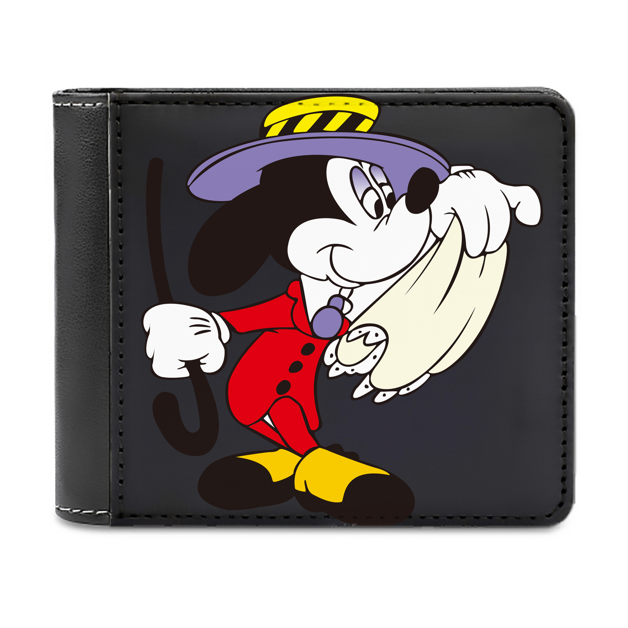 （画像用） ミッキーマウス Mickey Mouse 二つ折り革財布
