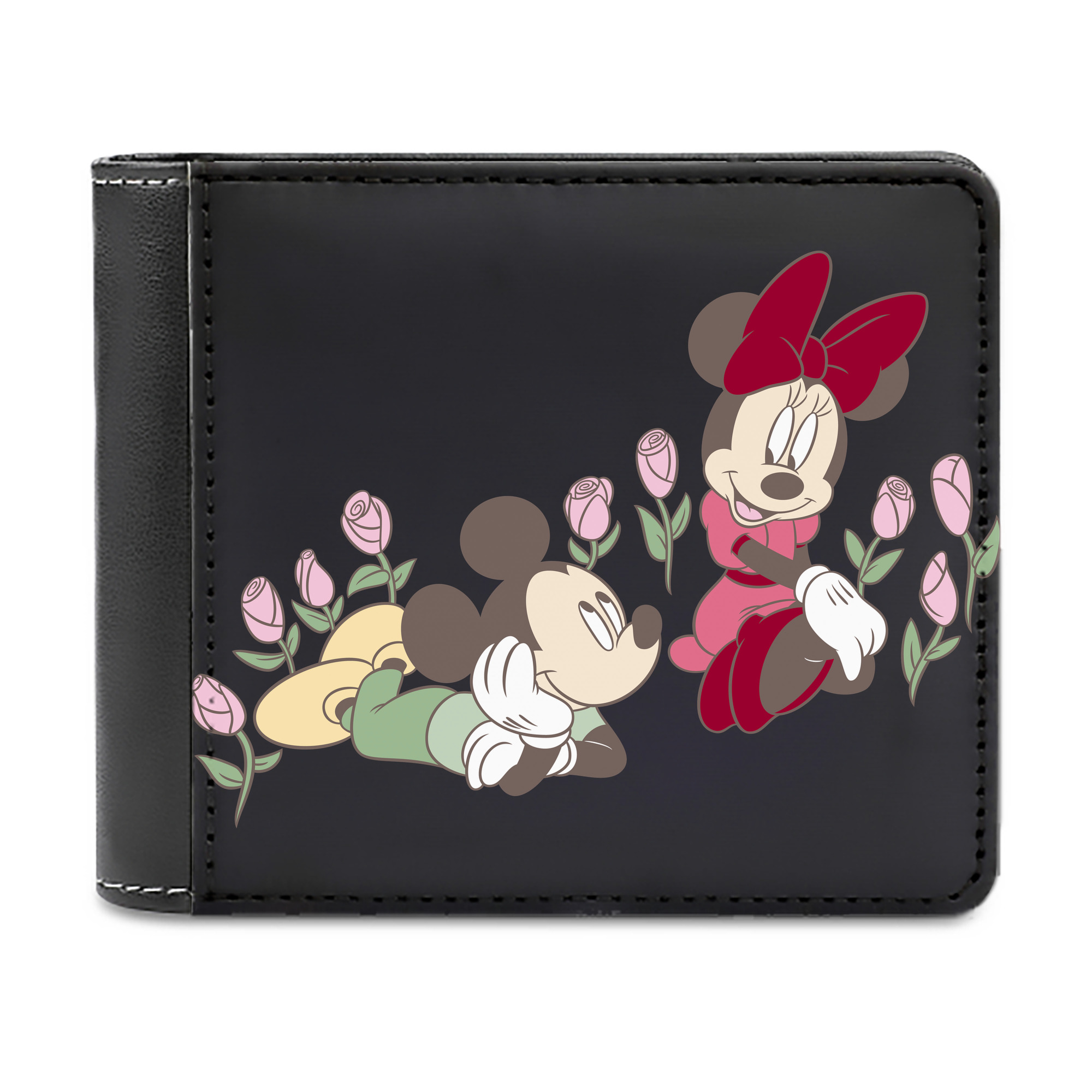 （画像用） ミッキーマウス Mickey Mouse 二つ折り革財布