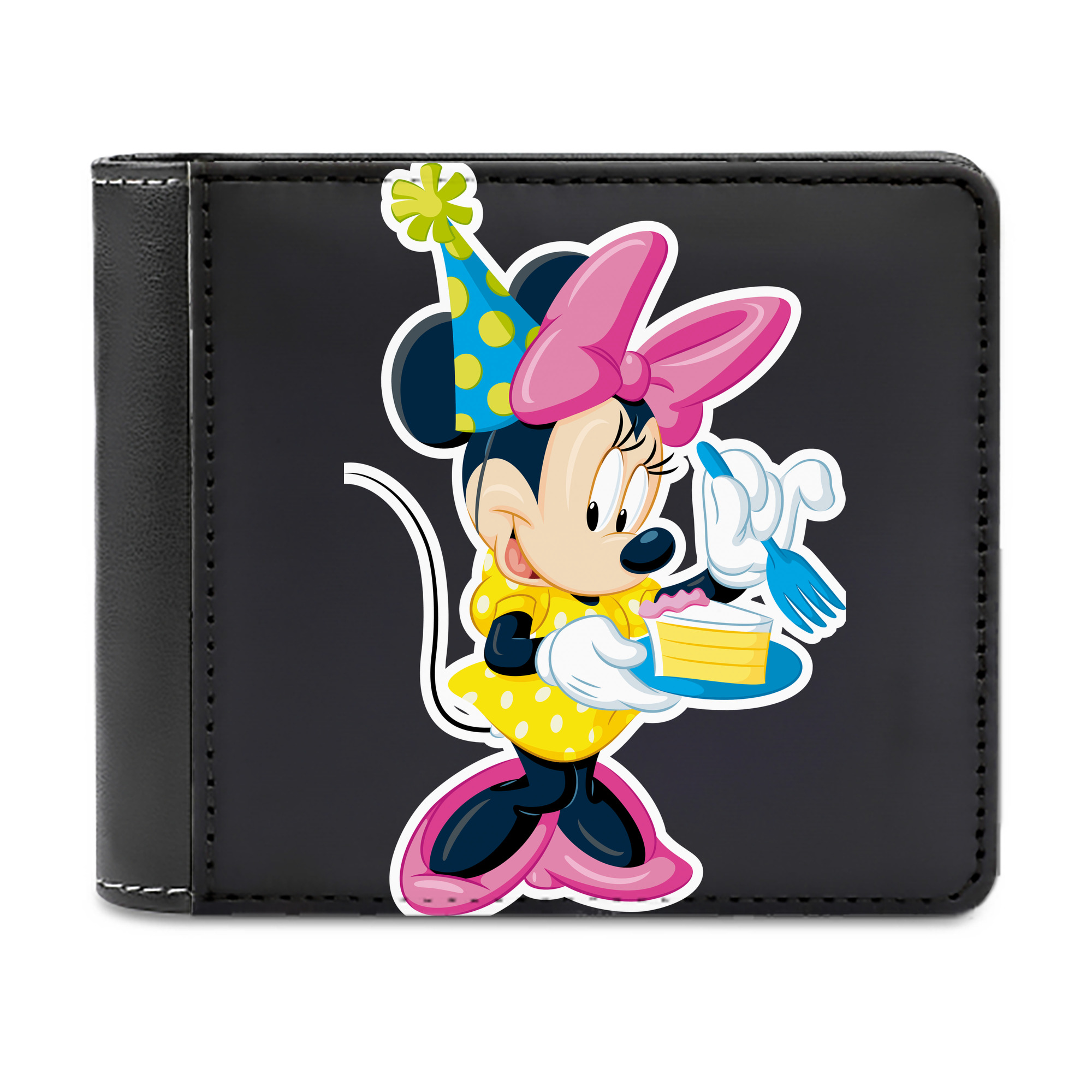 （画像用） ミッキーマウス Mickey Mouse 二つ折り革財布