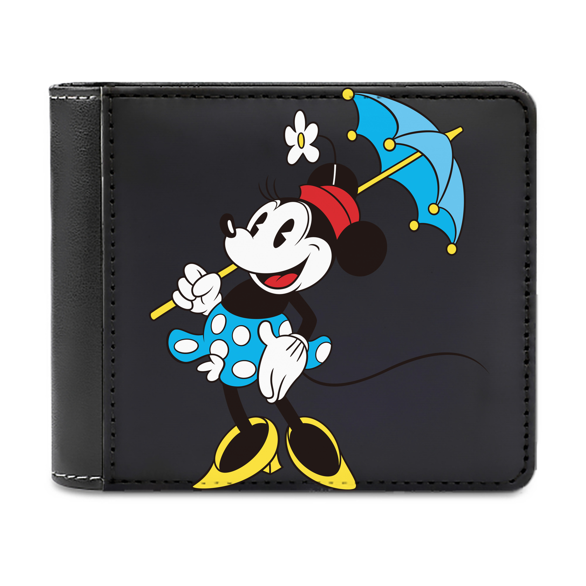 （画像用） ミッキーマウス Mickey Mouse 二つ折り革財布