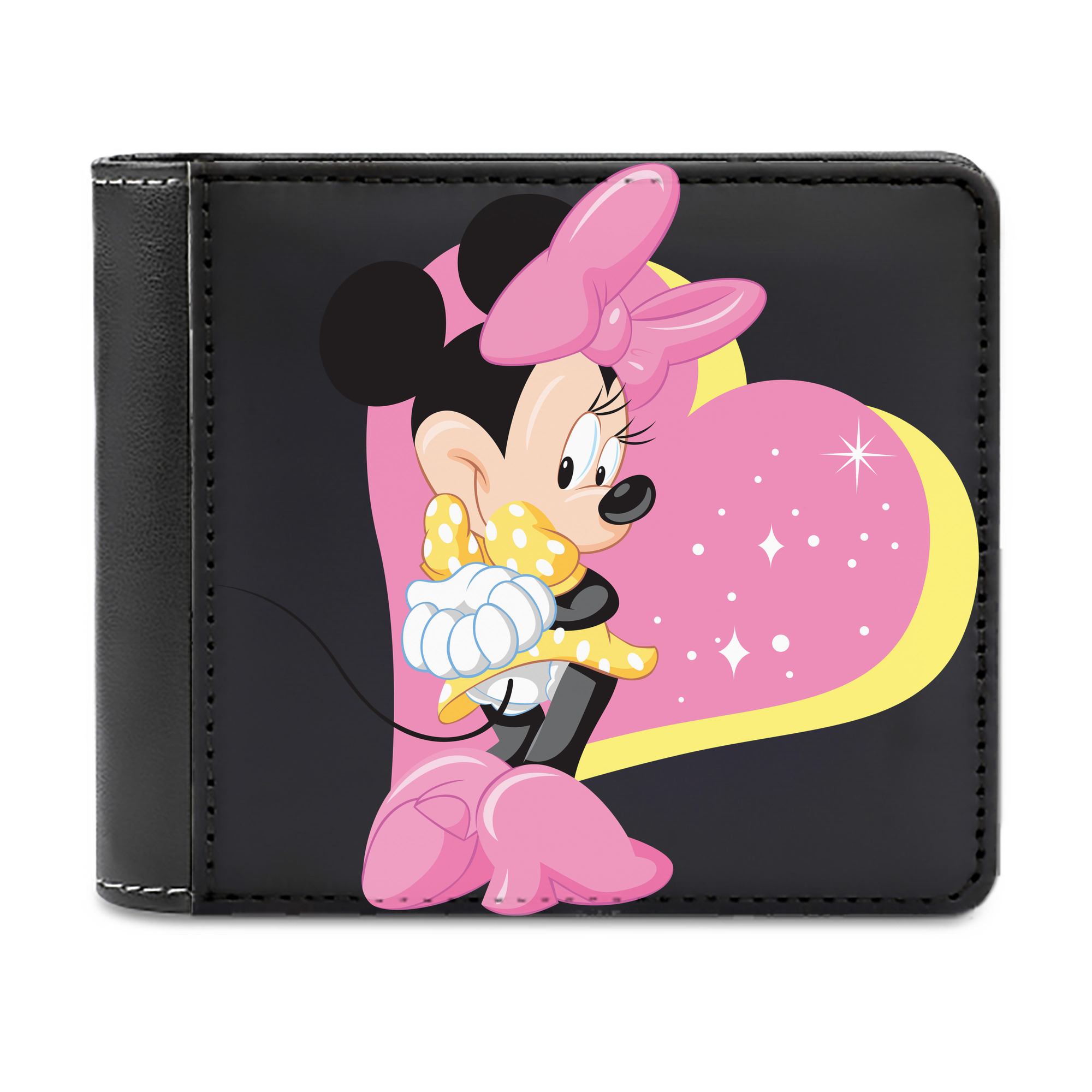 （画像用） ミッキーマウス Mickey Mouse 二つ折り革財布