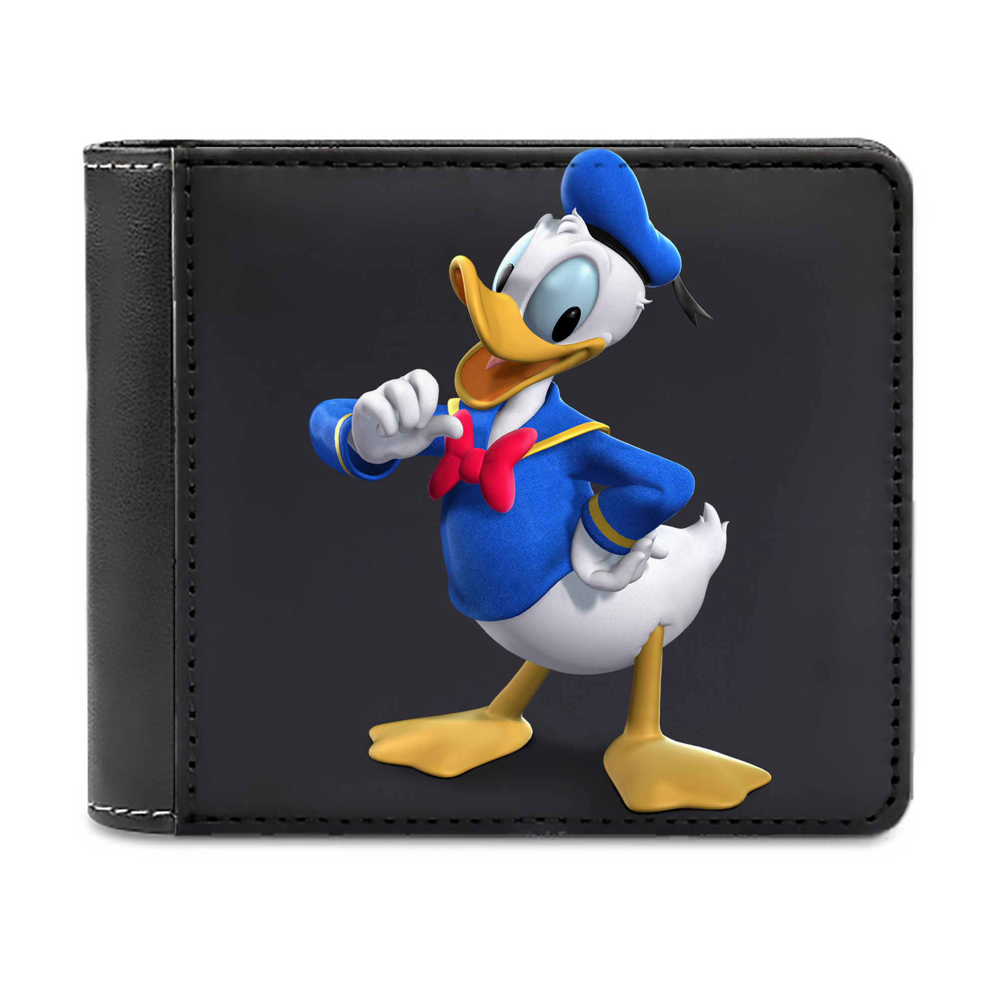 （画像用） ミッキーマウス Mickey Mouse 二つ折り革財布