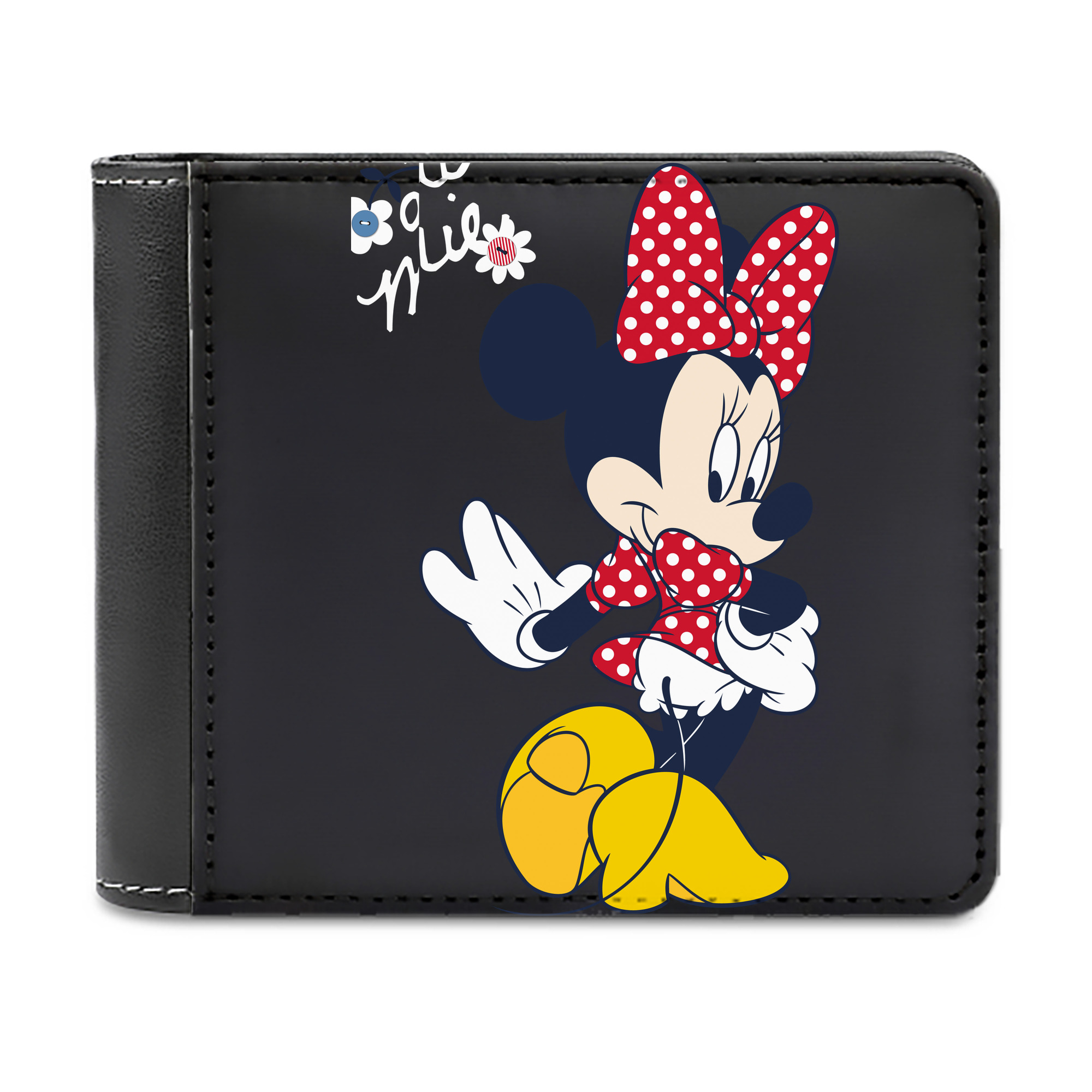（画像用） ミッキーマウス Mickey Mouse 二つ折り革財布