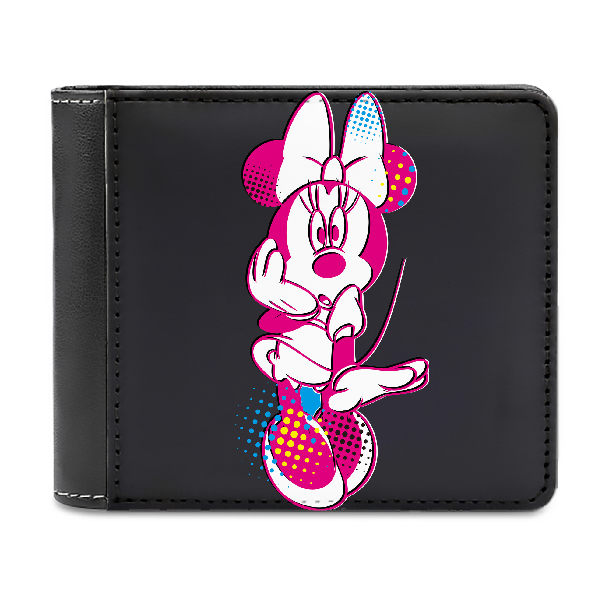 （画像用） ミッキーマウス Mickey Mouse 二つ折り革財布