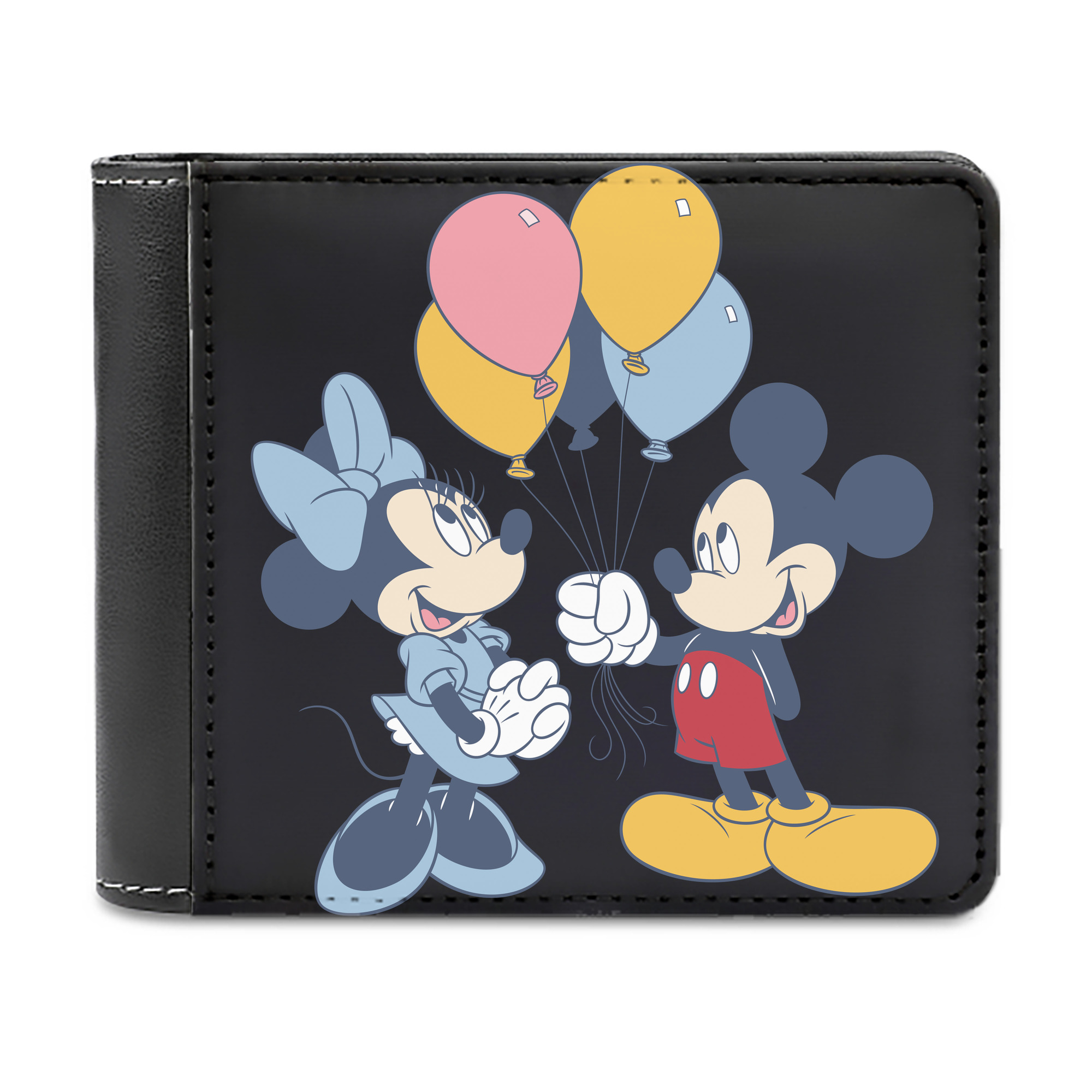（画像用） ミッキーマウス Mickey Mouse 二つ折り革財布