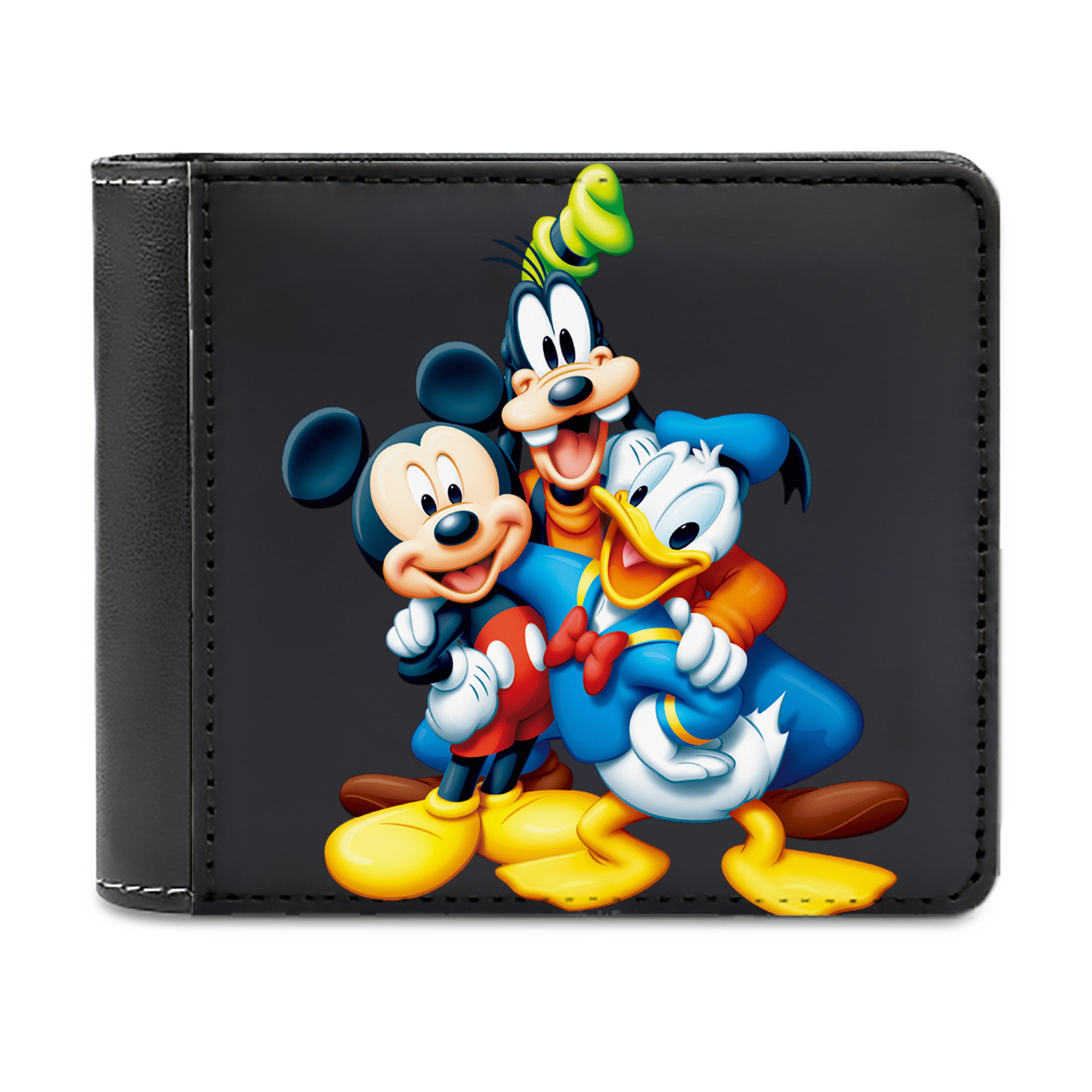 （画像用） ミッキーマウス Mickey Mouse 二つ折り革財布