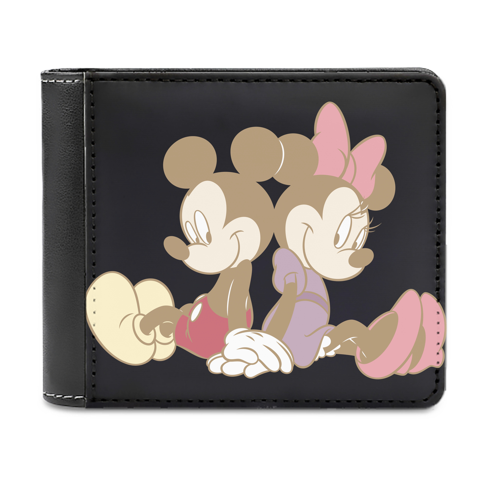 （画像用） ミッキーマウス Mickey Mouse 二つ折り革財布