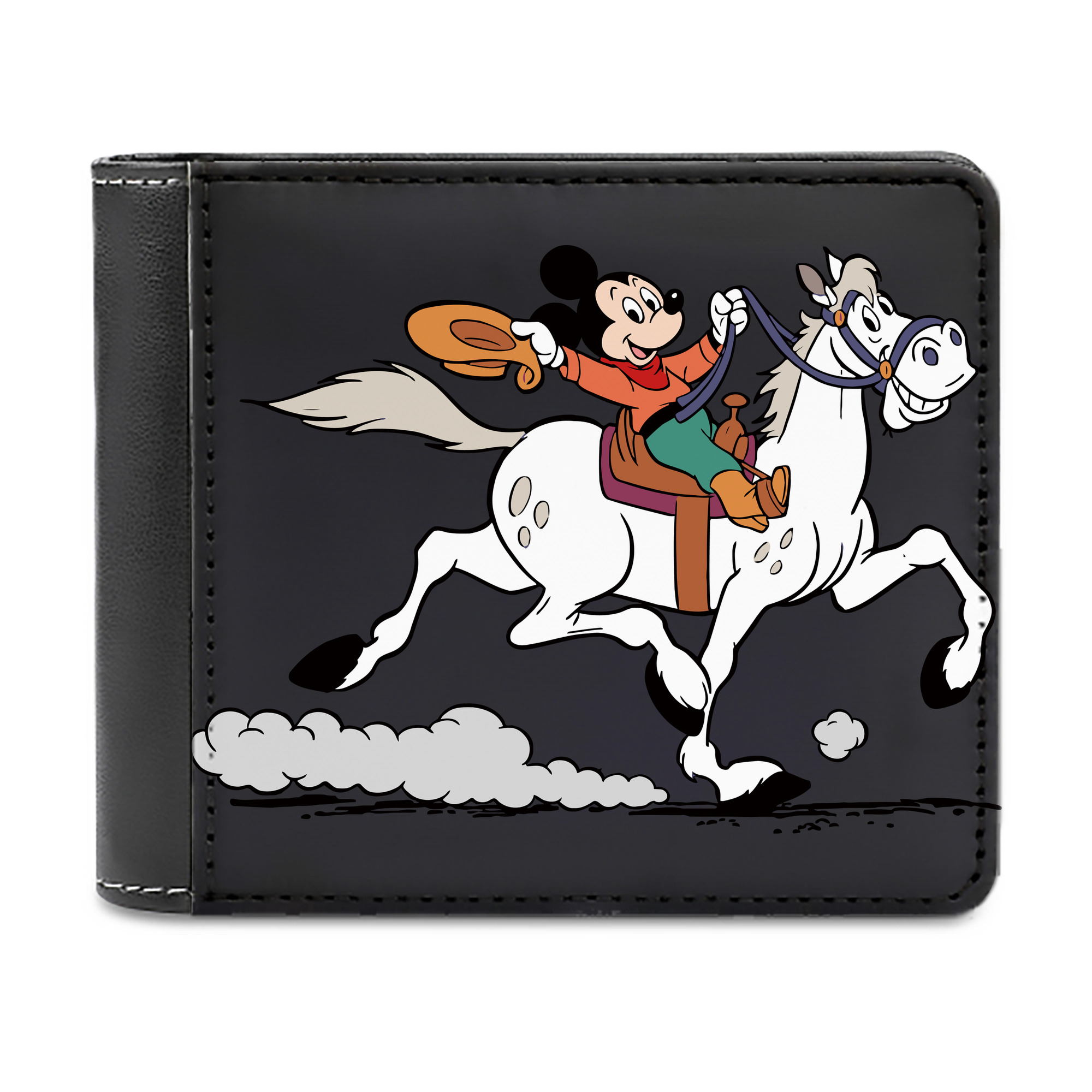 （画像用） ミッキーマウス Mickey Mouse 二つ折り革財布