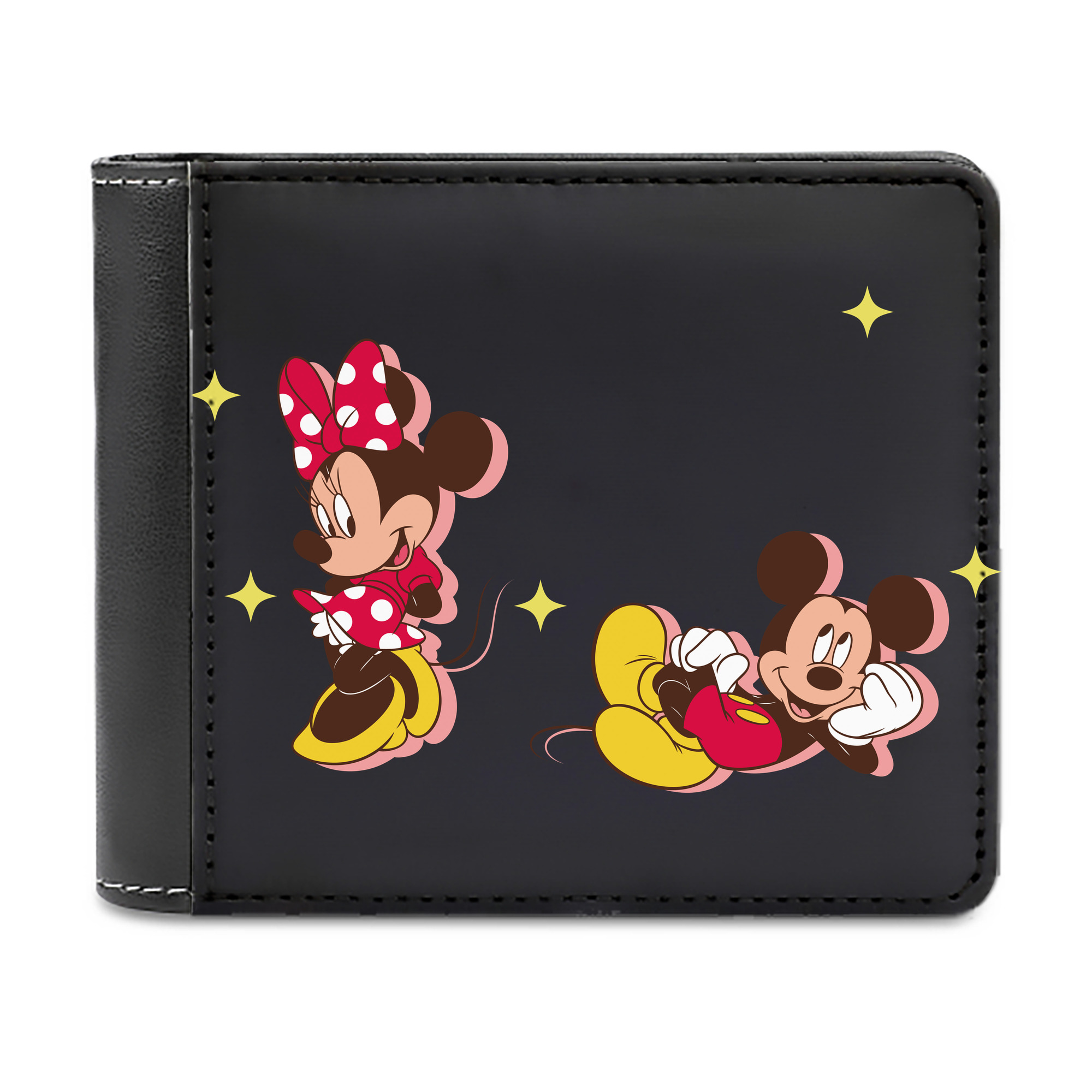 （画像用） ミッキーマウス Mickey Mouse 二つ折り革財布