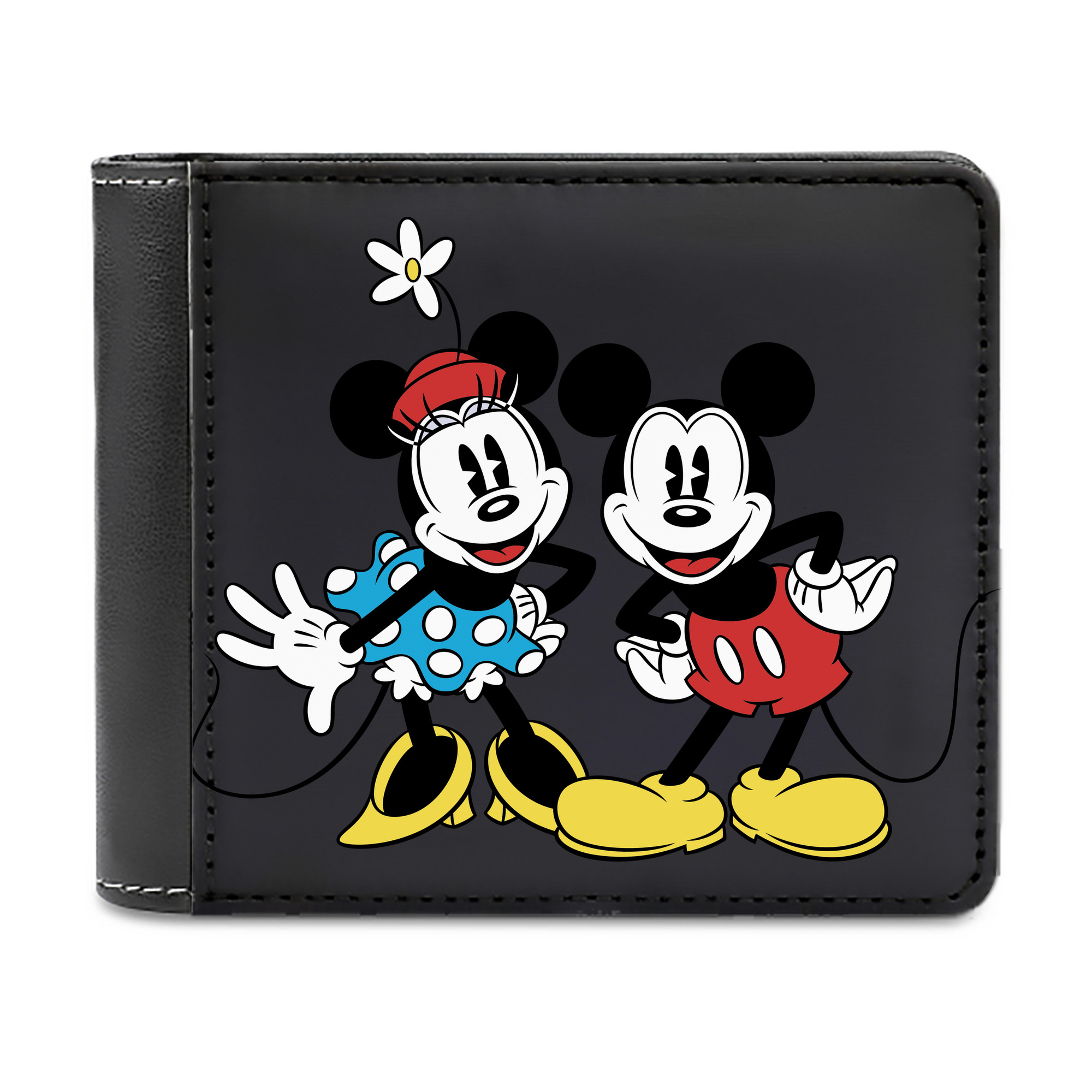 （画像用） ミッキーマウス Mickey Mouse 二つ折り革財布