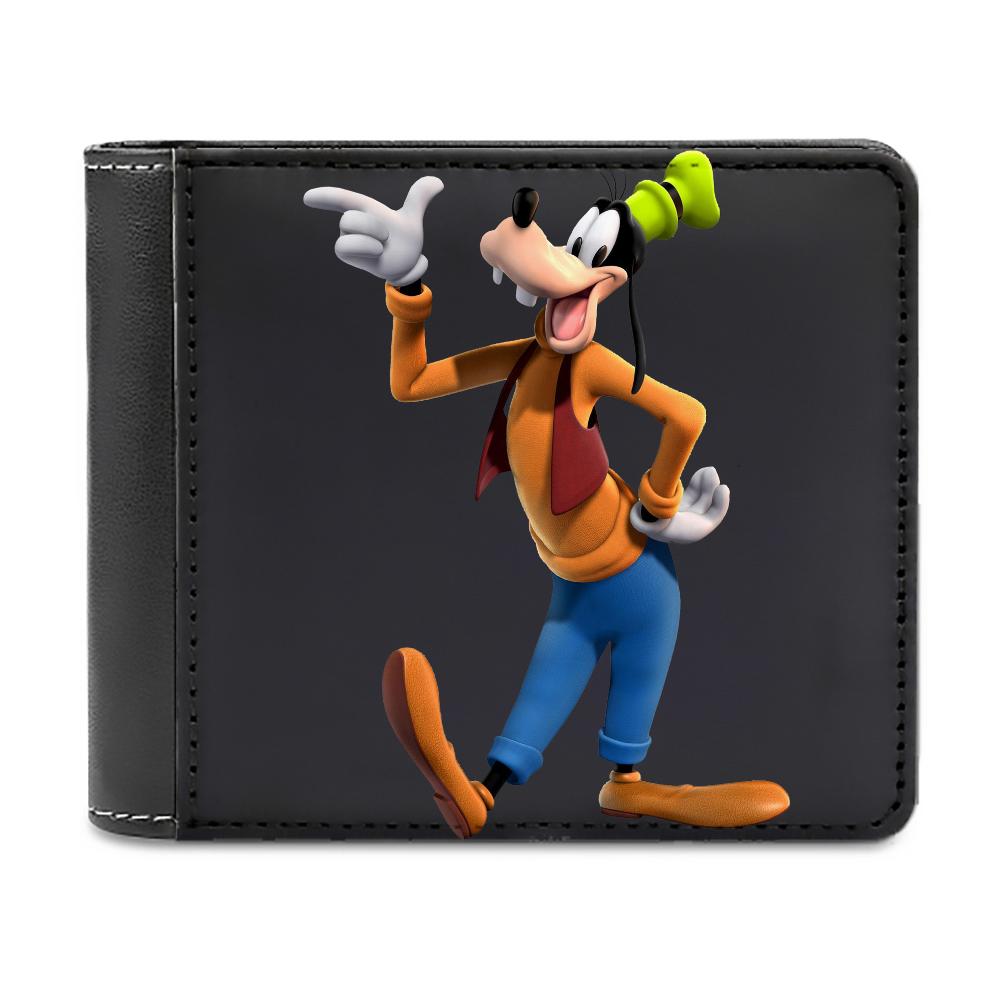 （画像用） ミッキーマウス Mickey Mouse 二つ折り革財布