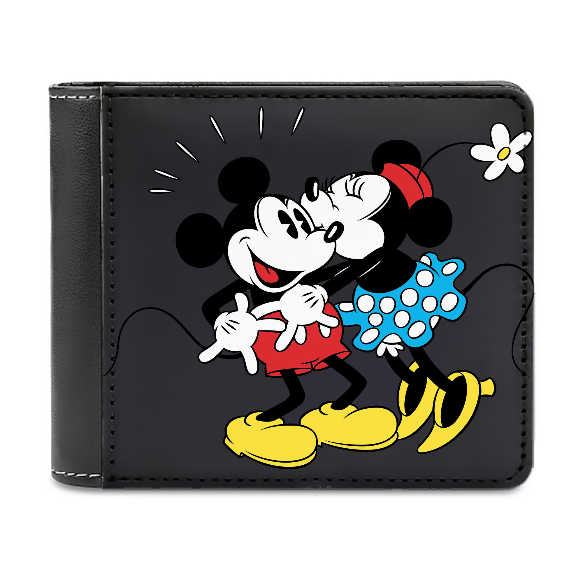 （画像用） ミッキーマウス Mickey Mouse 二つ折り革財布