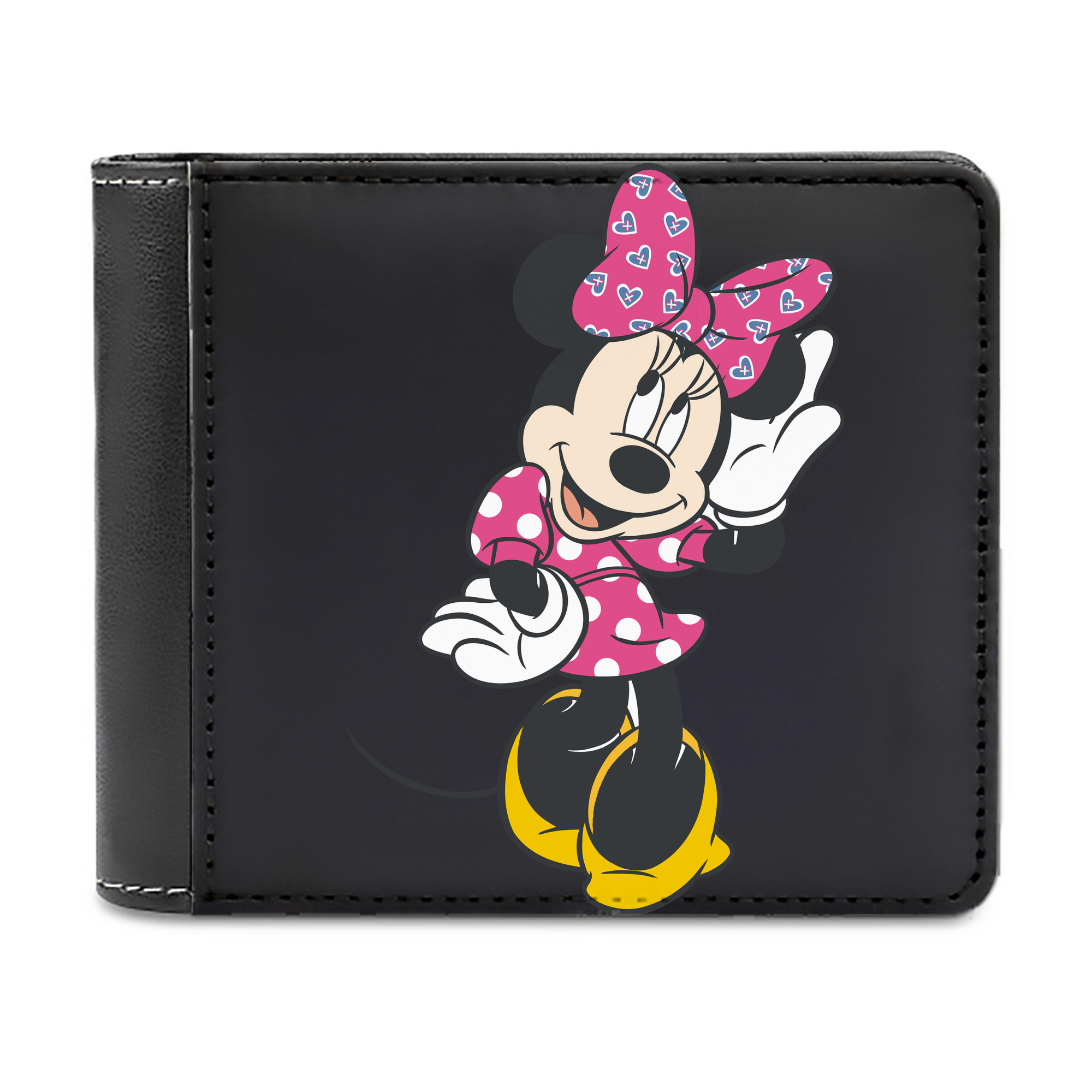 （画像用） ミッキーマウス Mickey Mouse 二つ折り革財布