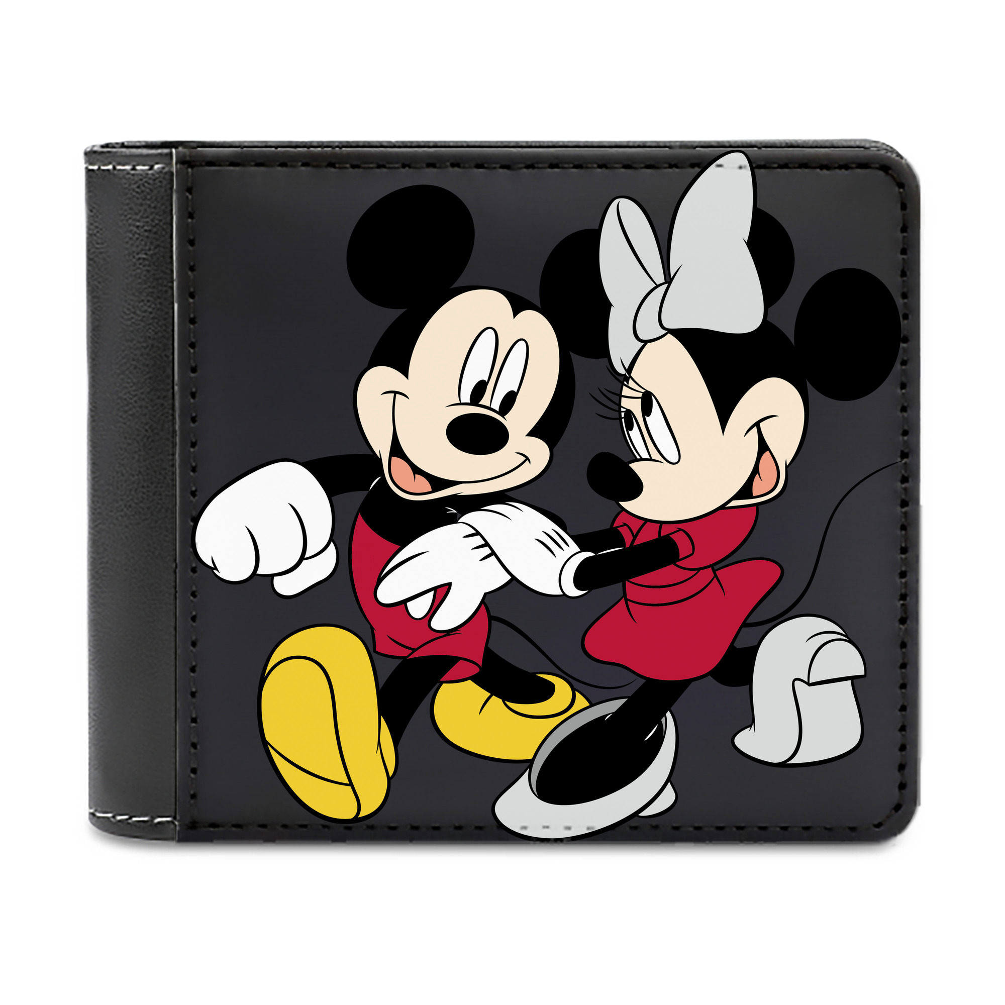 （画像用） ミッキーマウス Mickey Mouse 二つ折り革財布