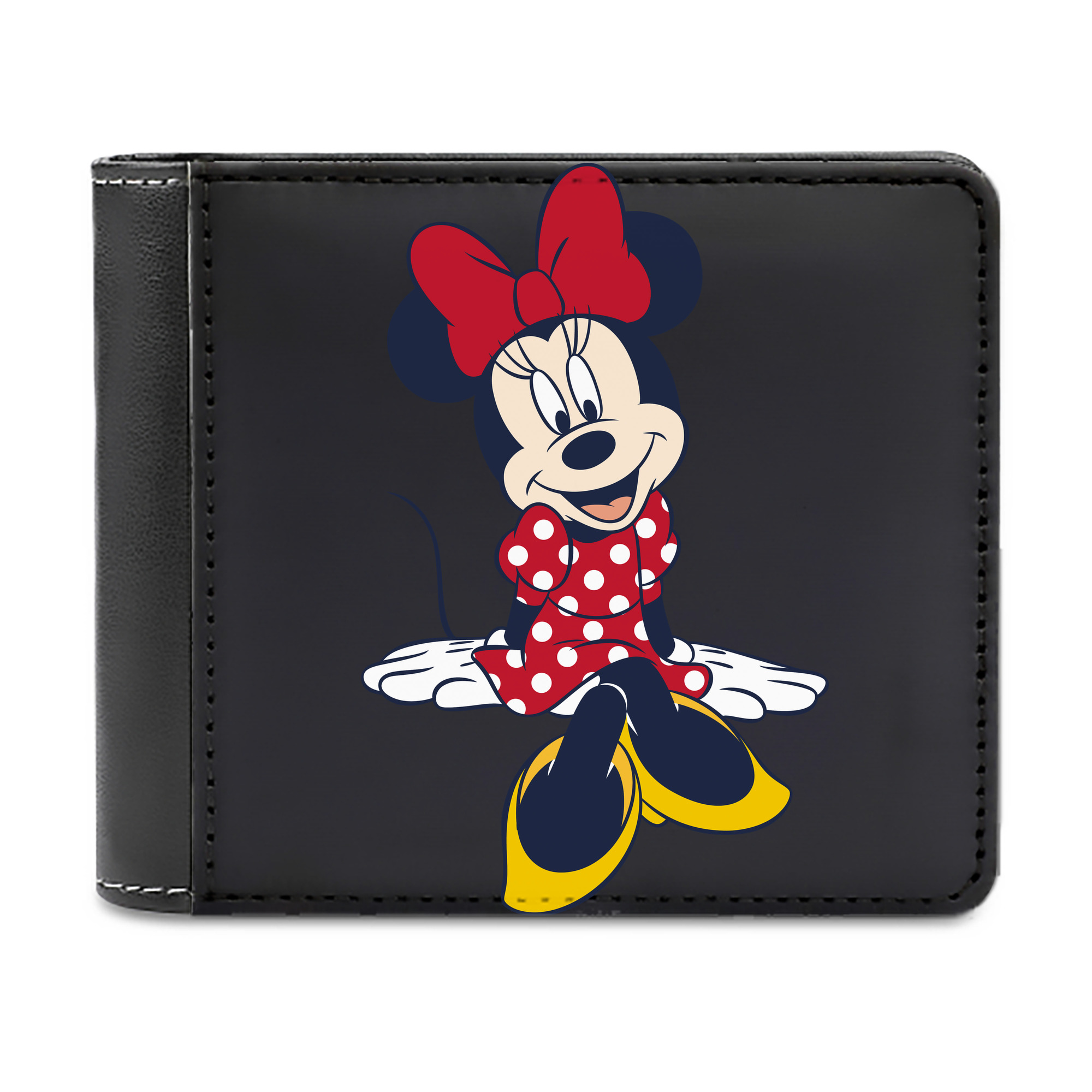 （画像用） ミッキーマウス Mickey Mouse 二つ折り革財布