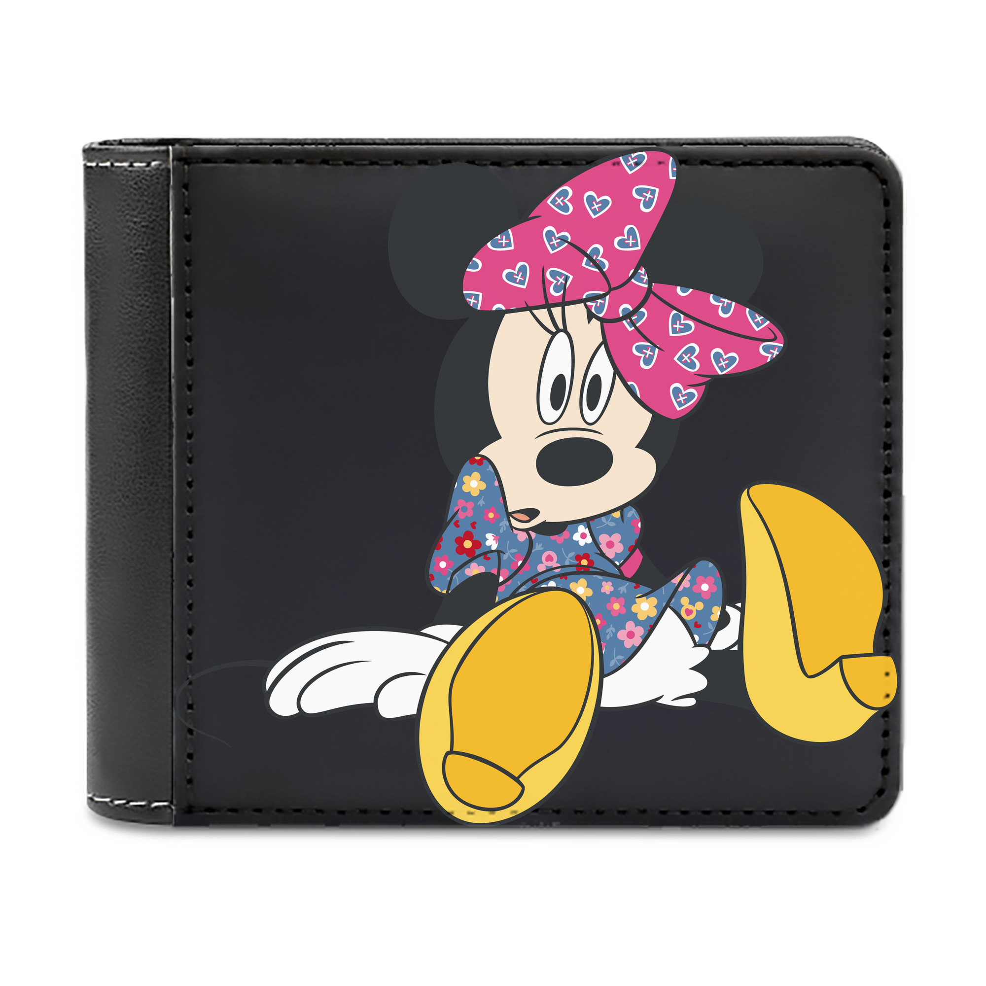 （画像用） ミッキーマウス Mickey Mouse 二つ折り革財布