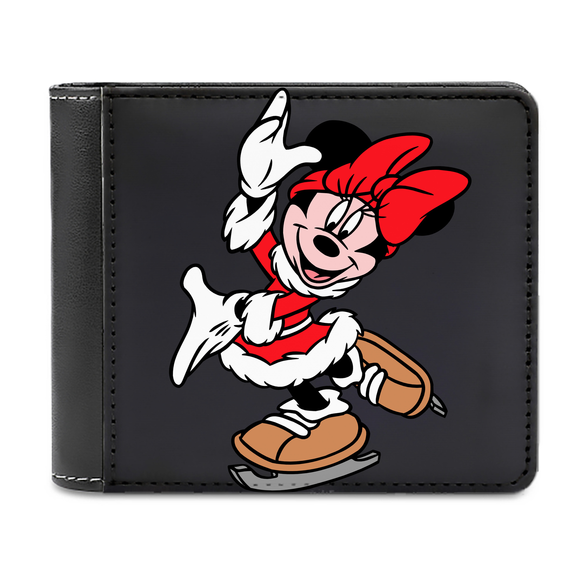（画像用） ミッキーマウス Mickey Mouse 二つ折り革財布