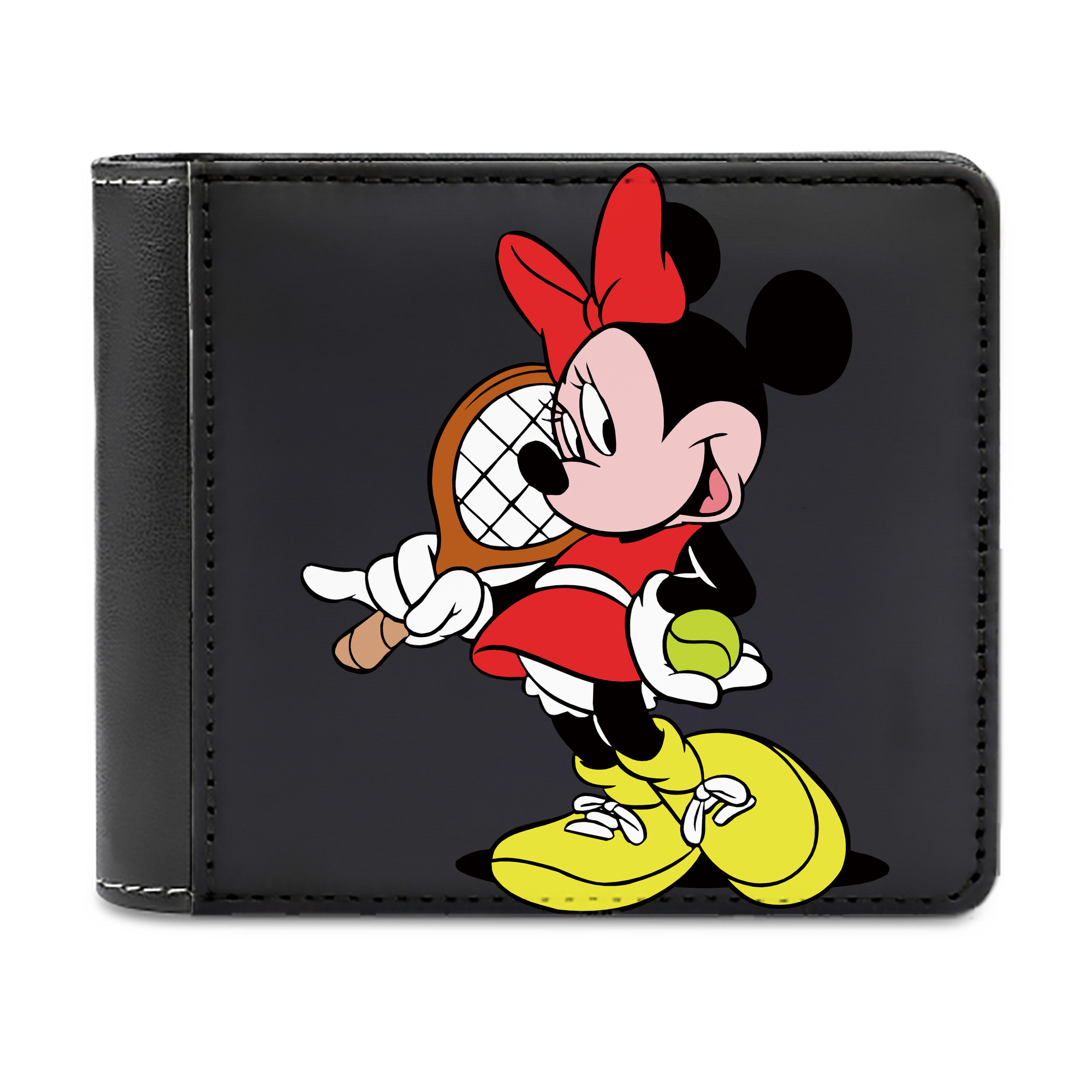 （画像用） ミッキーマウス Mickey Mouse 二つ折り革財布
