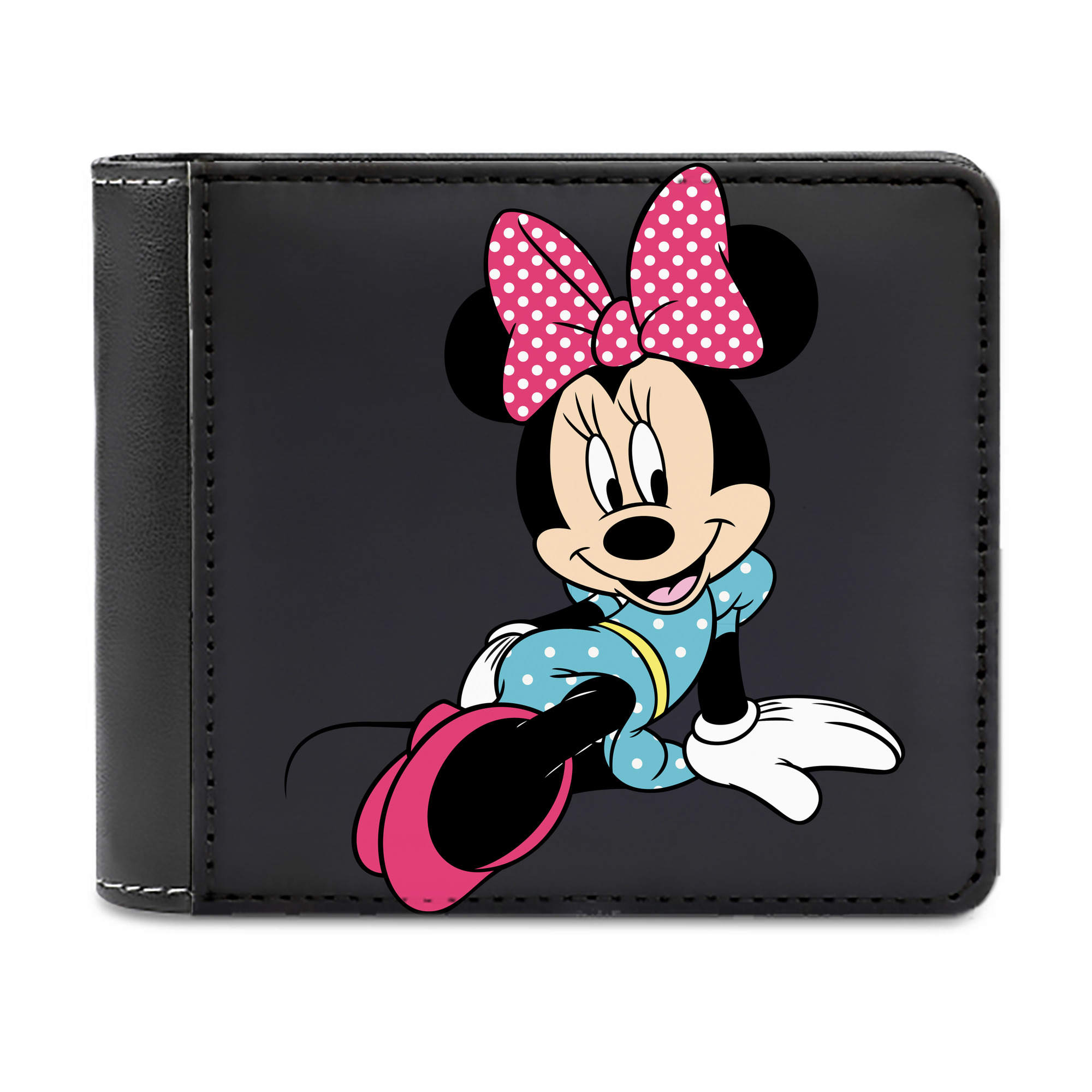 （画像用） ミッキーマウス Mickey Mouse 二つ折り革財布