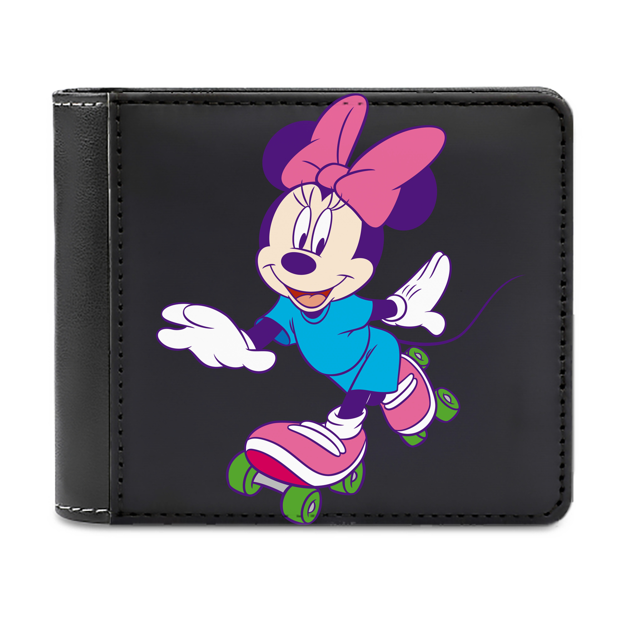 （画像用） ミッキーマウス Mickey Mouse 二つ折り革財布