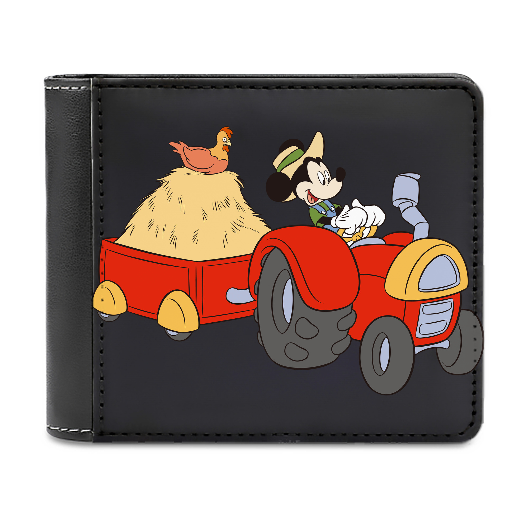 （画像用） ミッキーマウス Mickey Mouse 二つ折り革財布