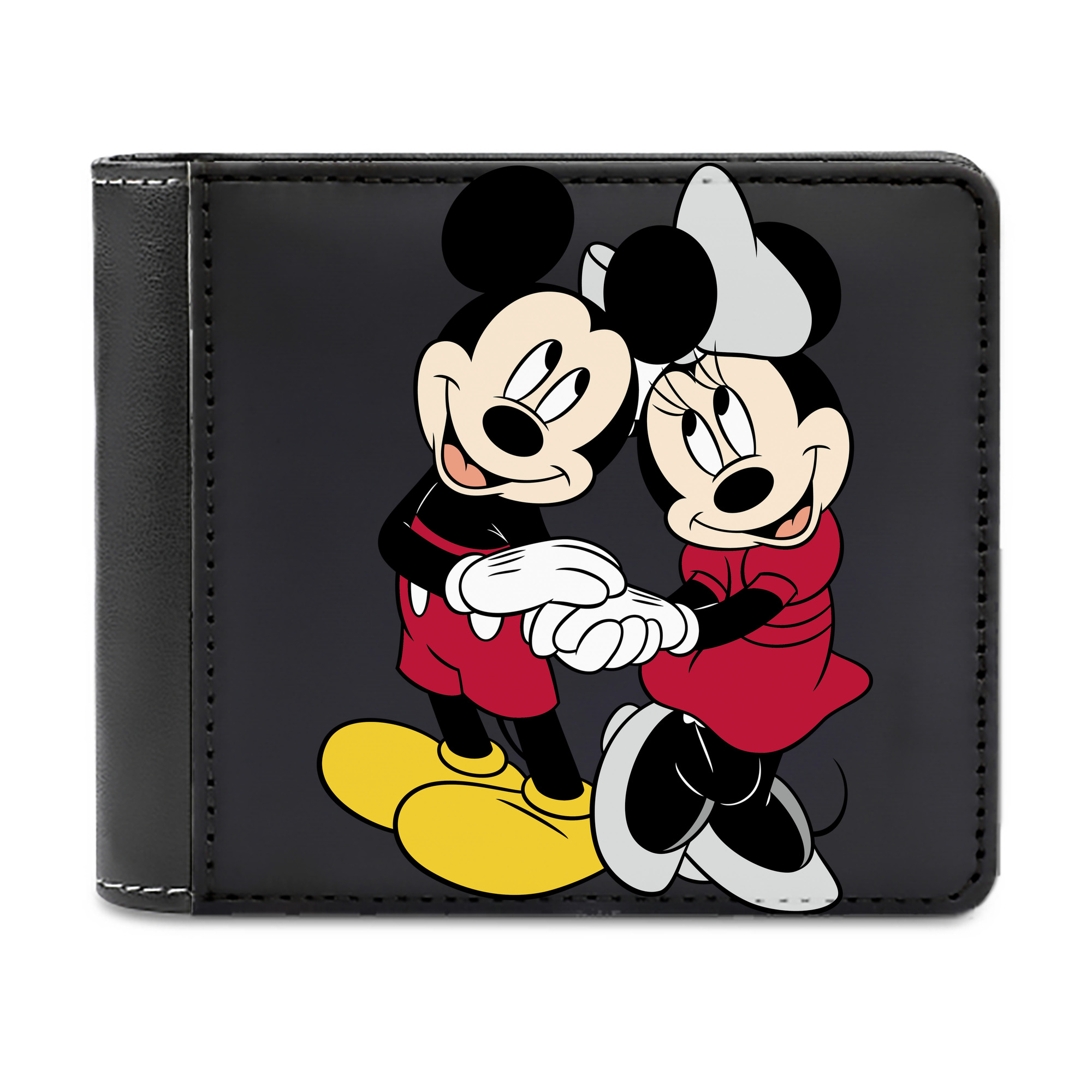 （画像用） ミッキーマウス Mickey Mouse 二つ折り革財布