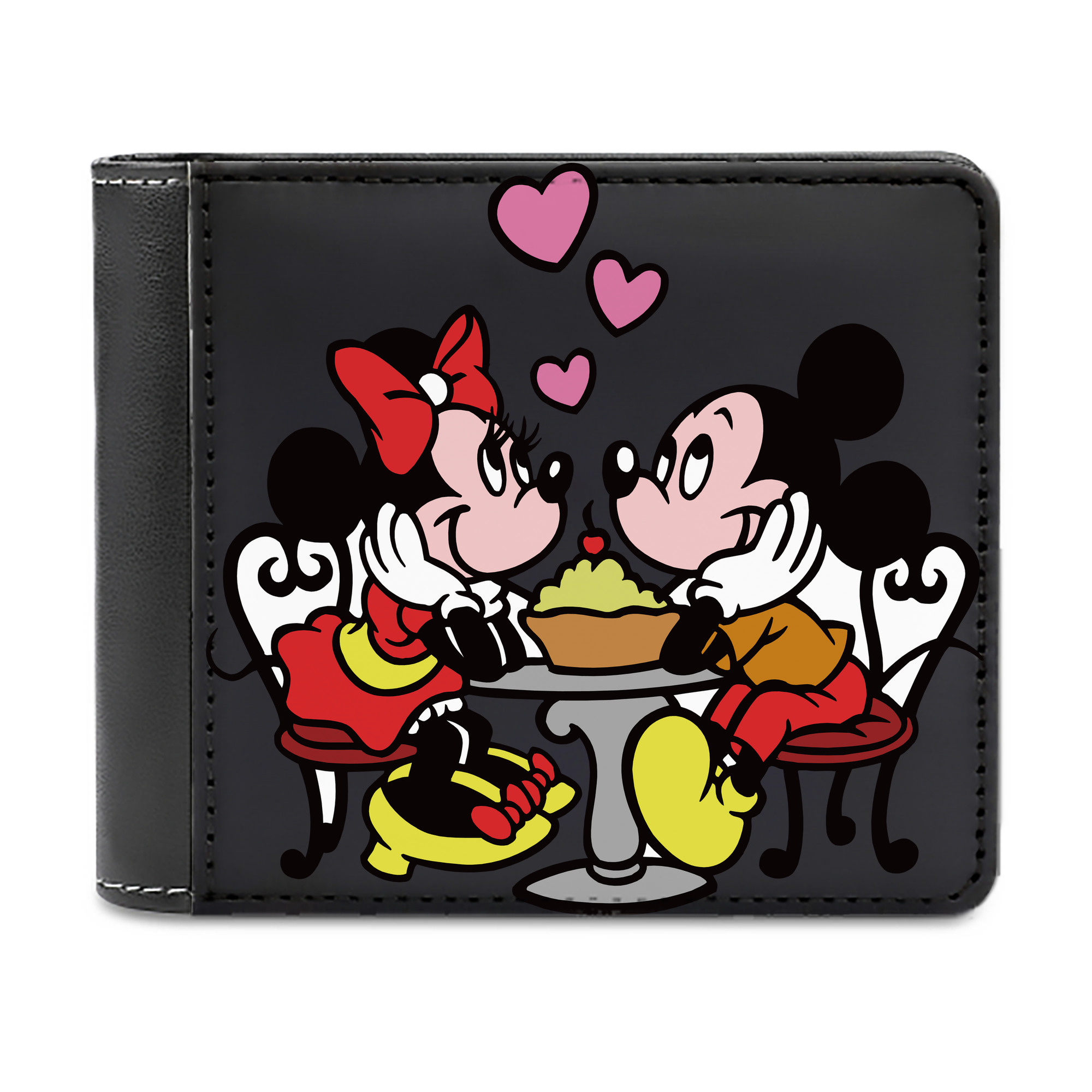 （画像用） ミッキーマウス Mickey Mouse 二つ折り革財布