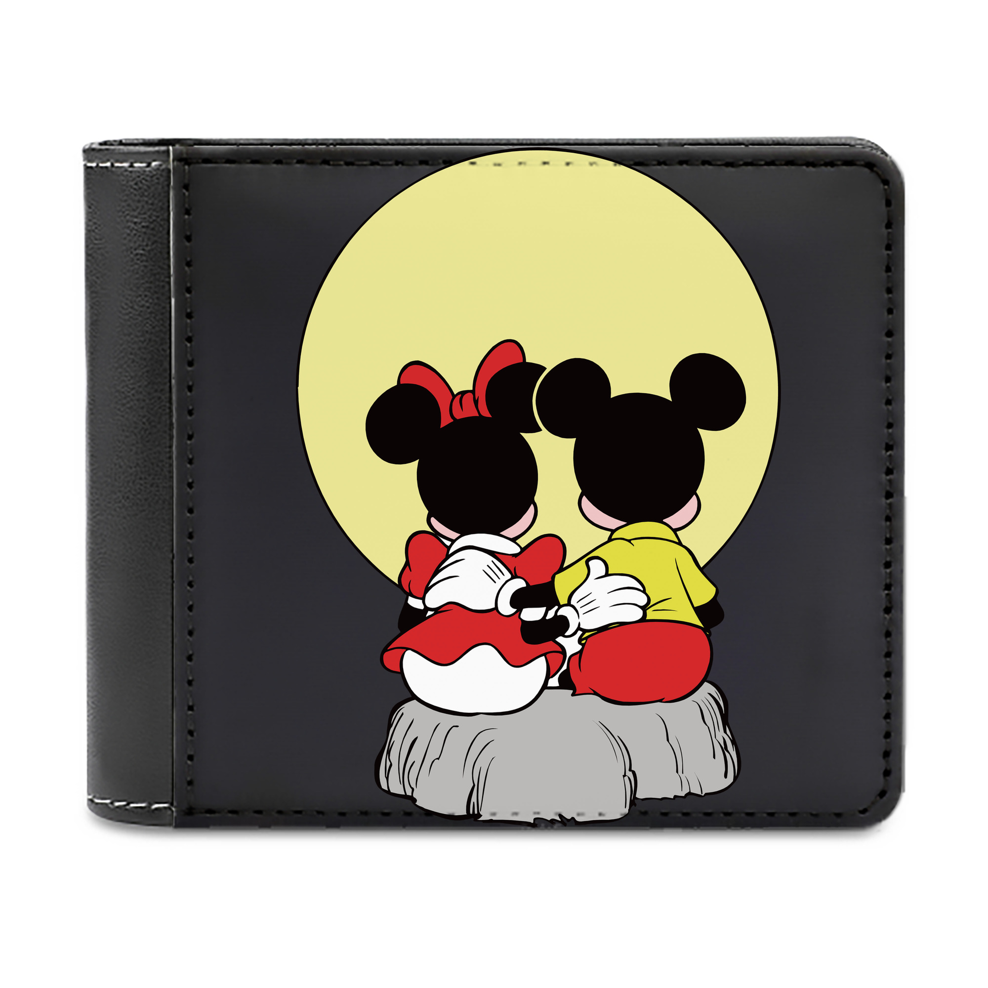 （画像用） ミッキーマウス Mickey Mouse 二つ折り革財布