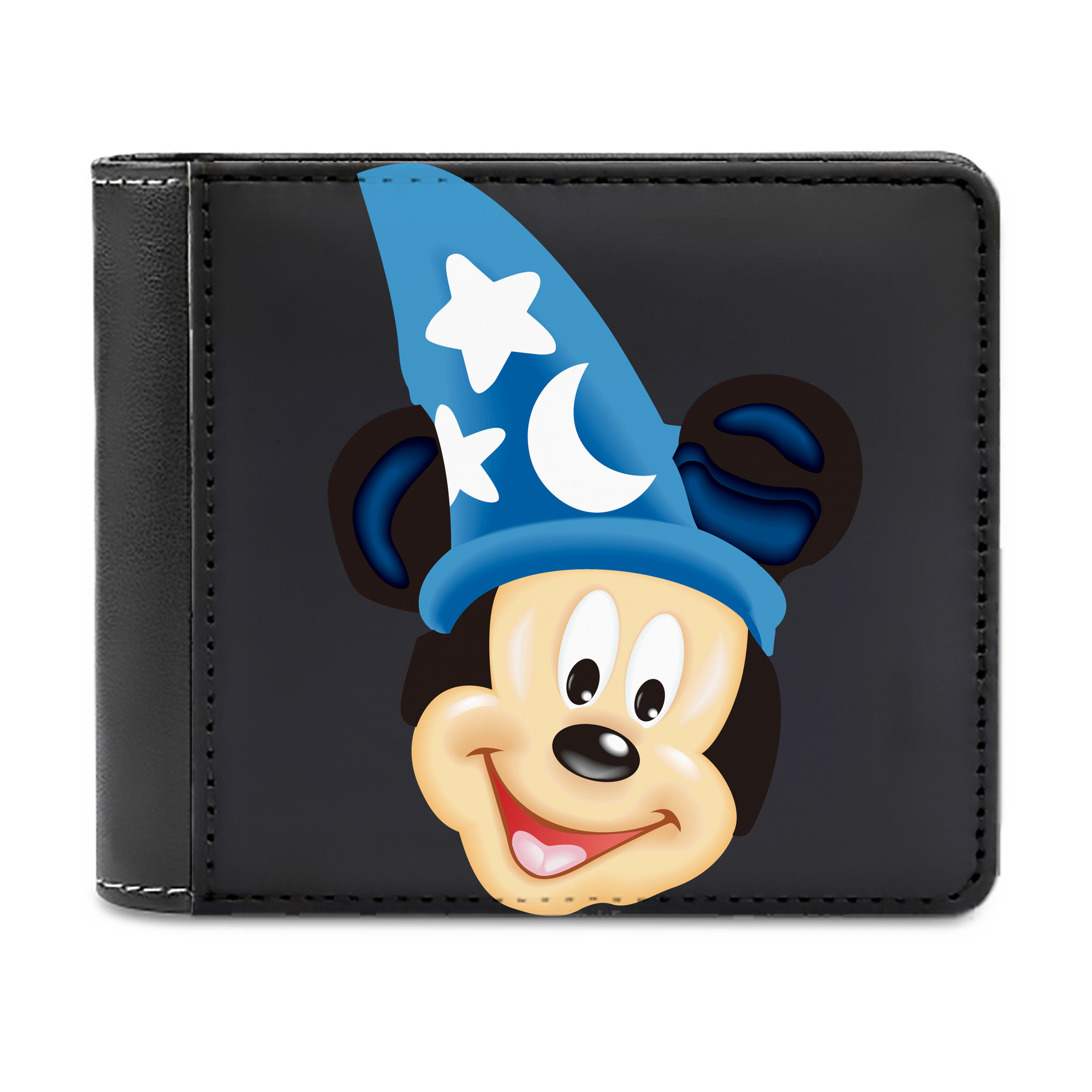 （画像用） ミッキーマウス Mickey Mouse 二つ折り革財布