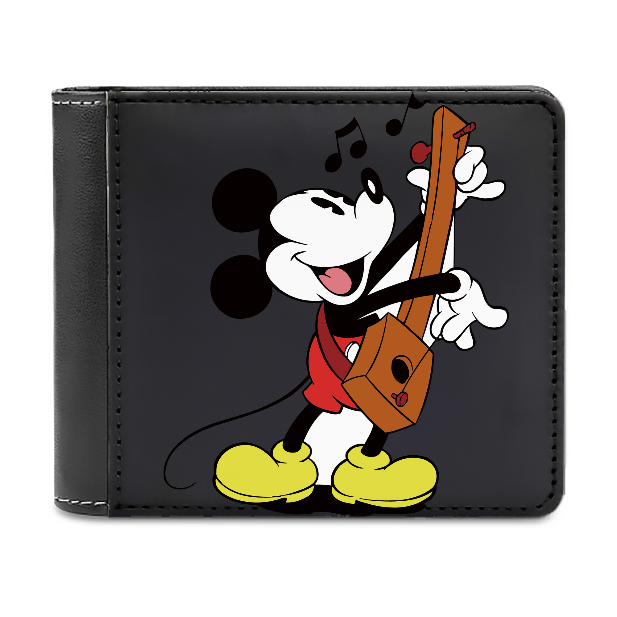 （画像用） ミッキーマウス Mickey Mouse 二つ折り革財布