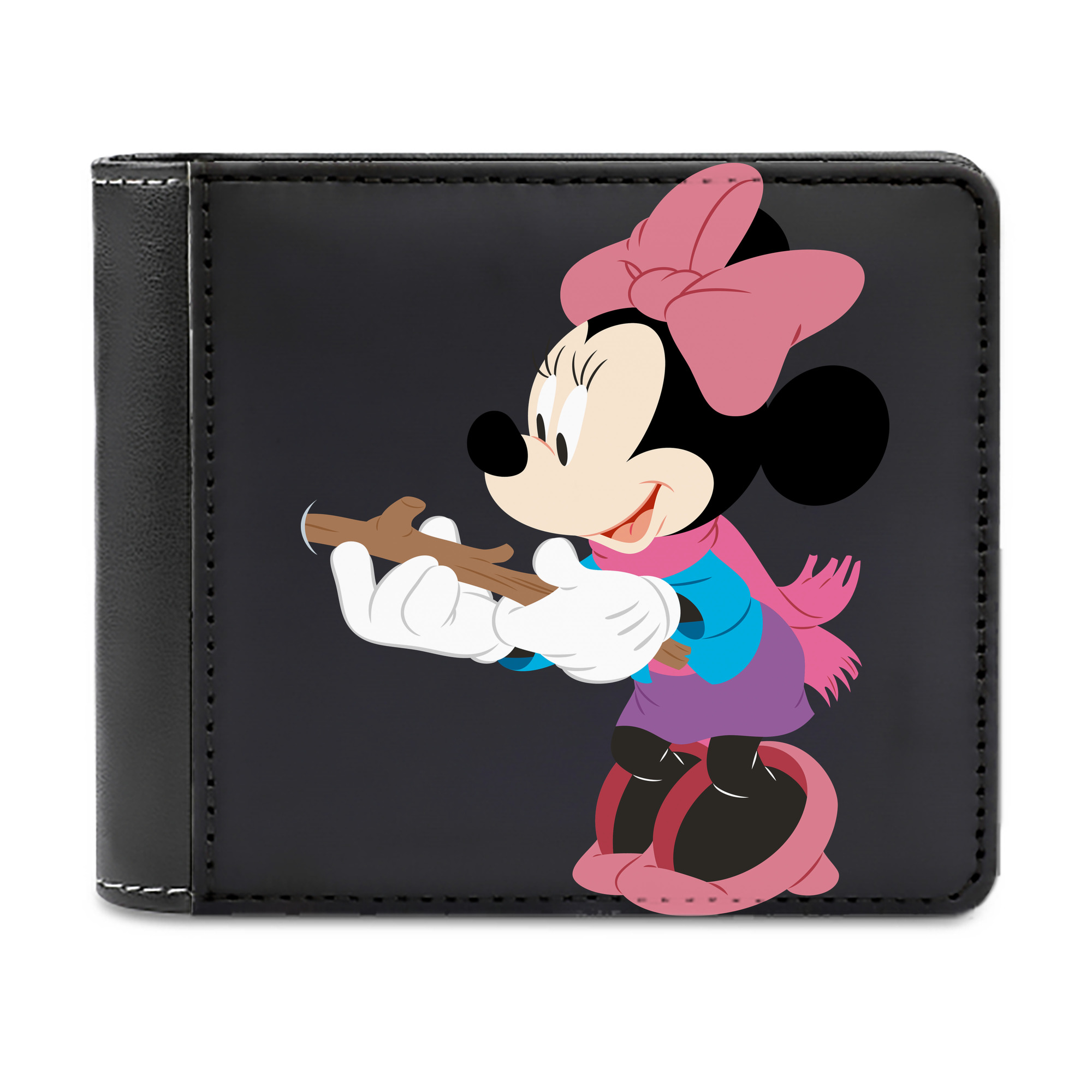 （画像用） ミッキーマウス Mickey Mouse 二つ折り革財布