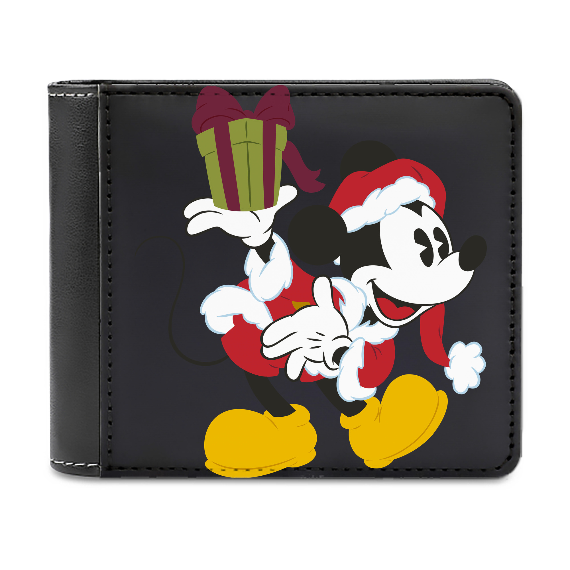 （画像用） ミッキーマウス Mickey Mouse 二つ折り革財布