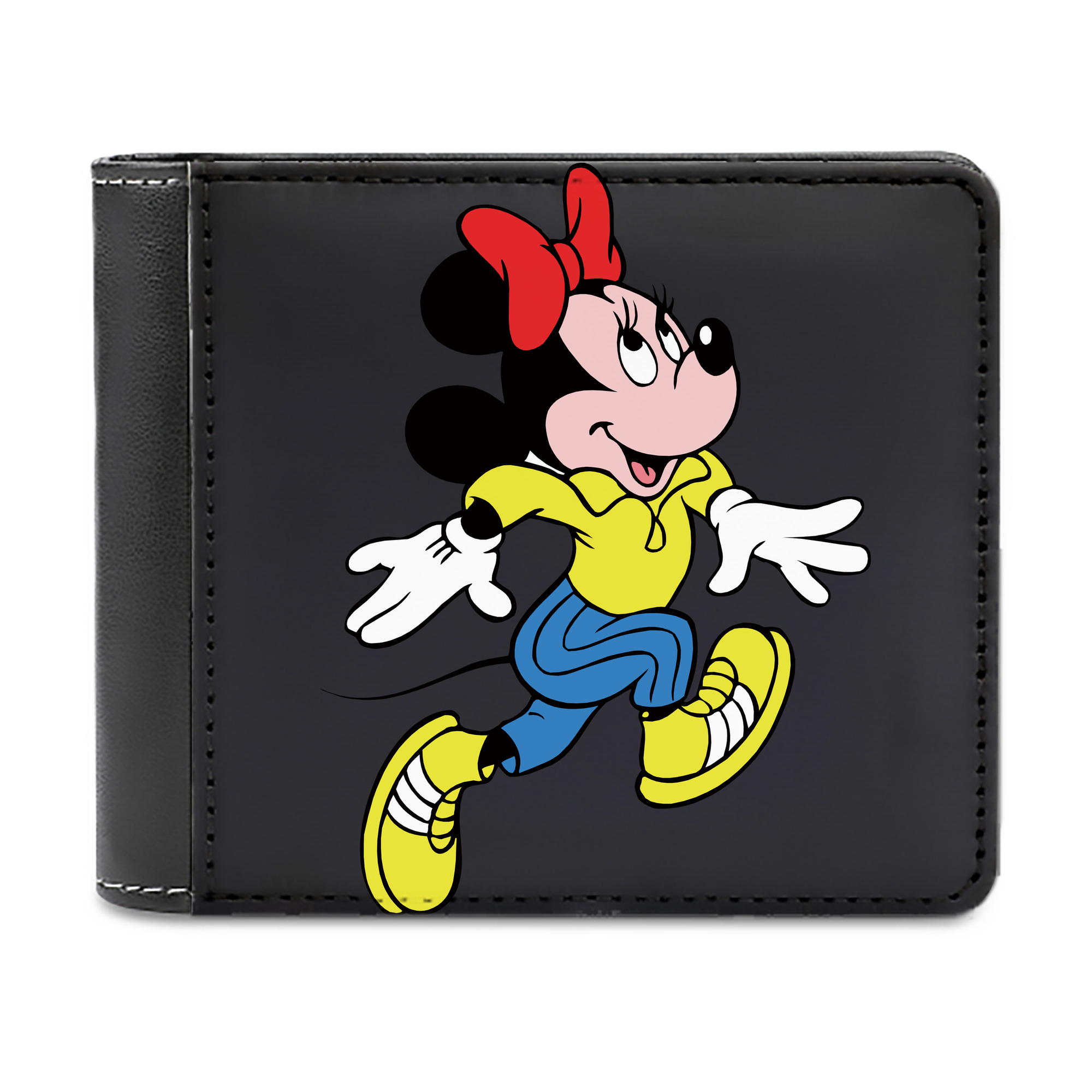 （画像用） ミッキーマウス Mickey Mouse 二つ折り革財布