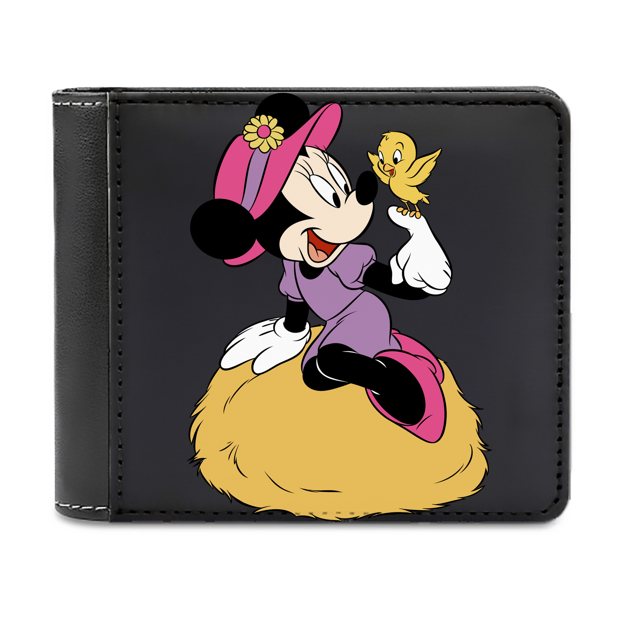 （画像用） ミッキーマウス Mickey Mouse 二つ折り革財布
