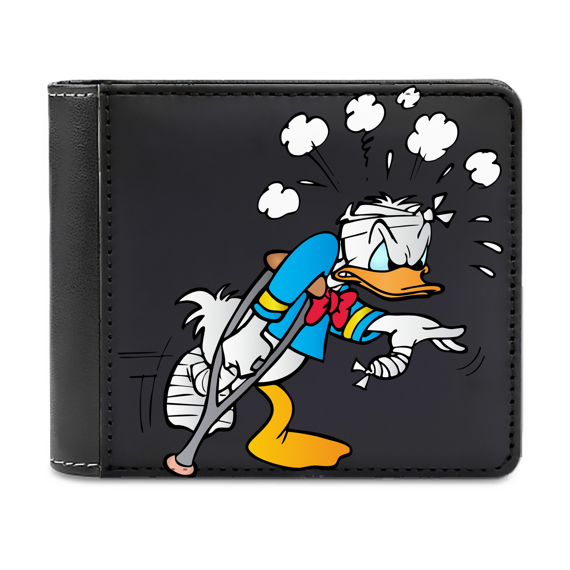 （画像用） ミッキーマウス Mickey Mouse 二つ折り革財布