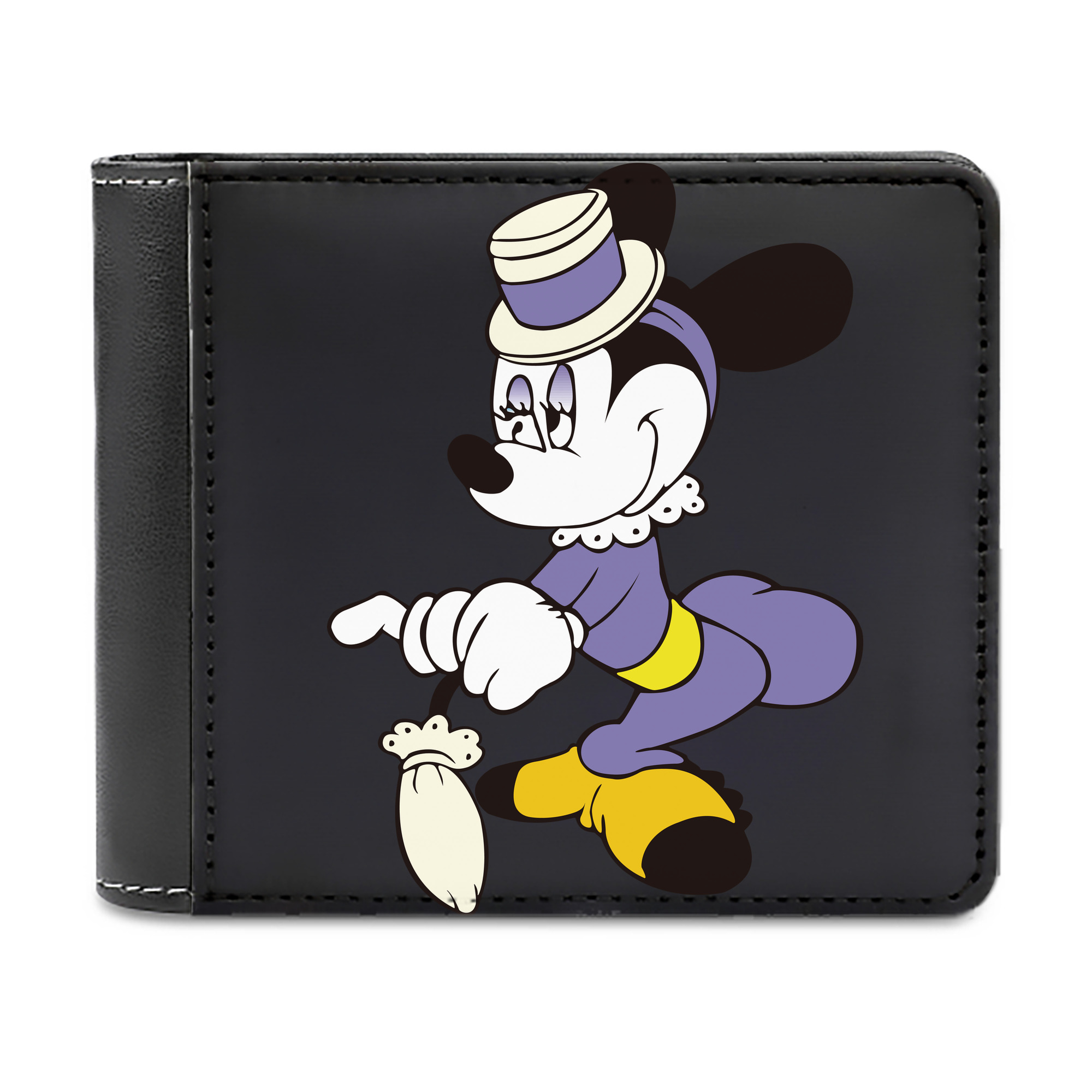 （画像用） ミッキーマウス Mickey Mouse 二つ折り革財布