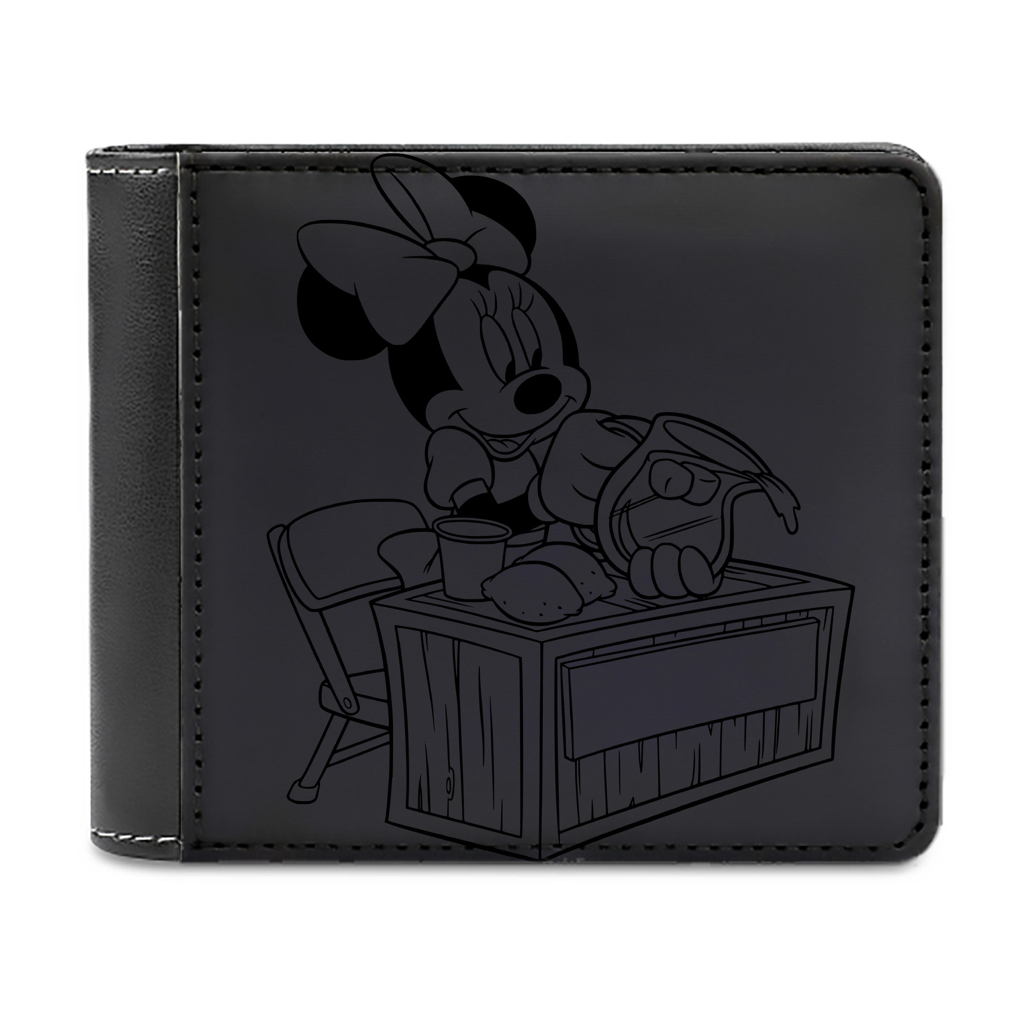 （画像用） ミッキーマウス Mickey Mouse 二つ折り革財布