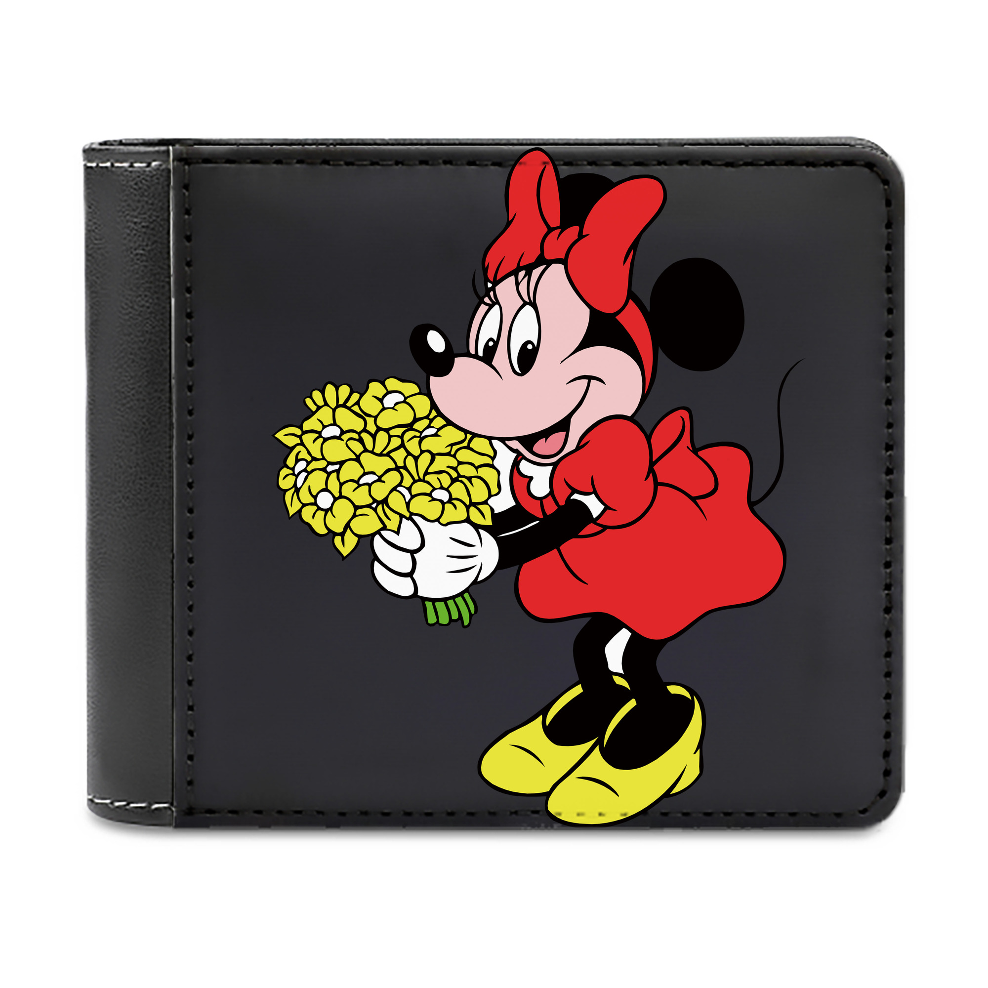 （画像用） ミッキーマウス Mickey Mouse 二つ折り革財布