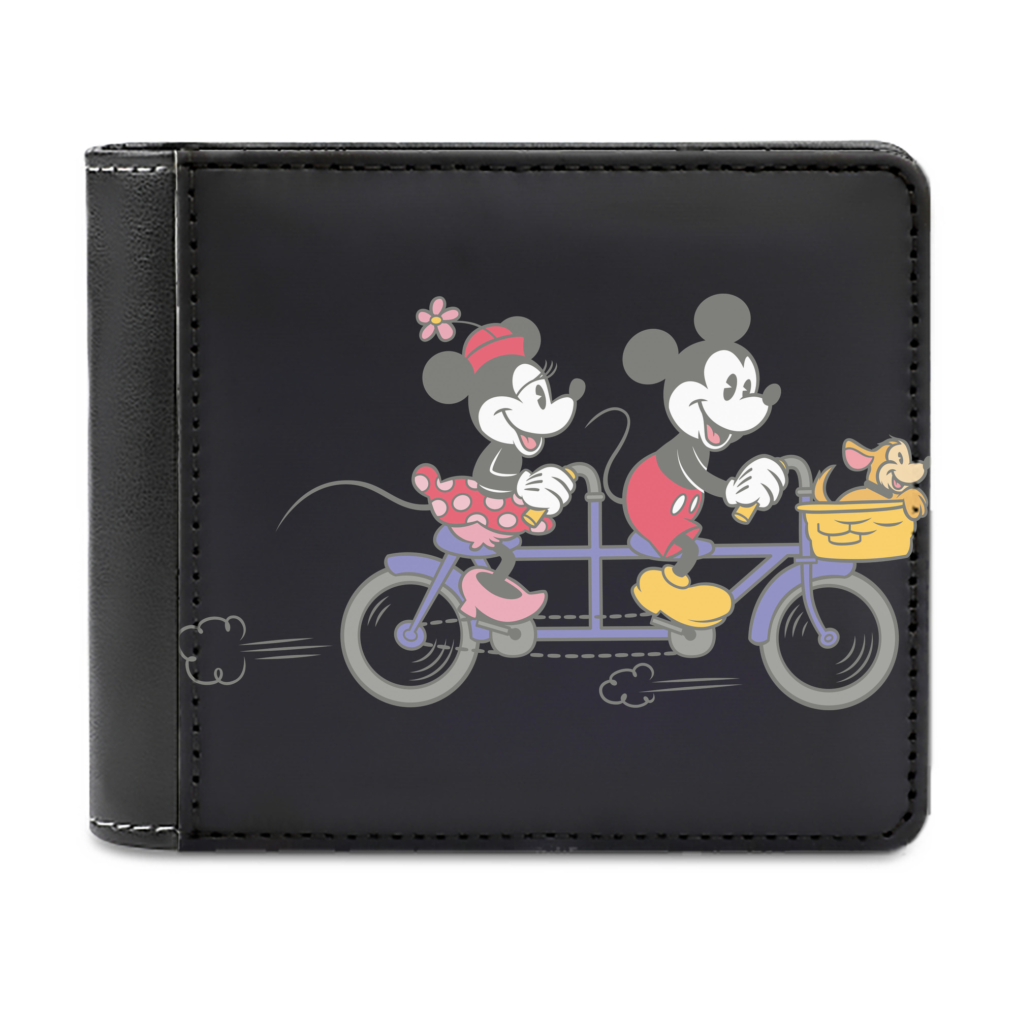 （画像用） ミッキーマウス Mickey Mouse 二つ折り革財布