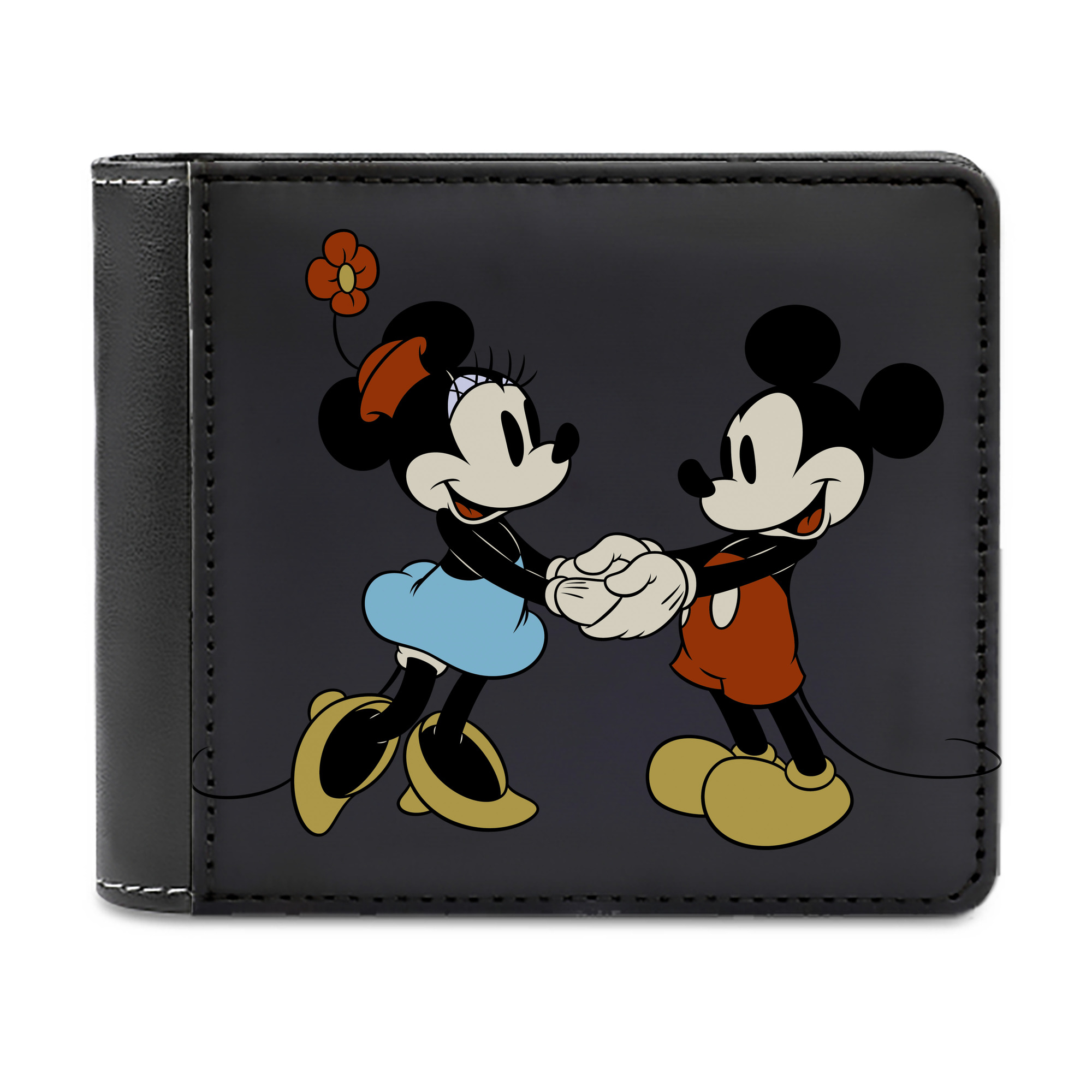 （画像用） ミッキーマウス Mickey Mouse 二つ折り革財布