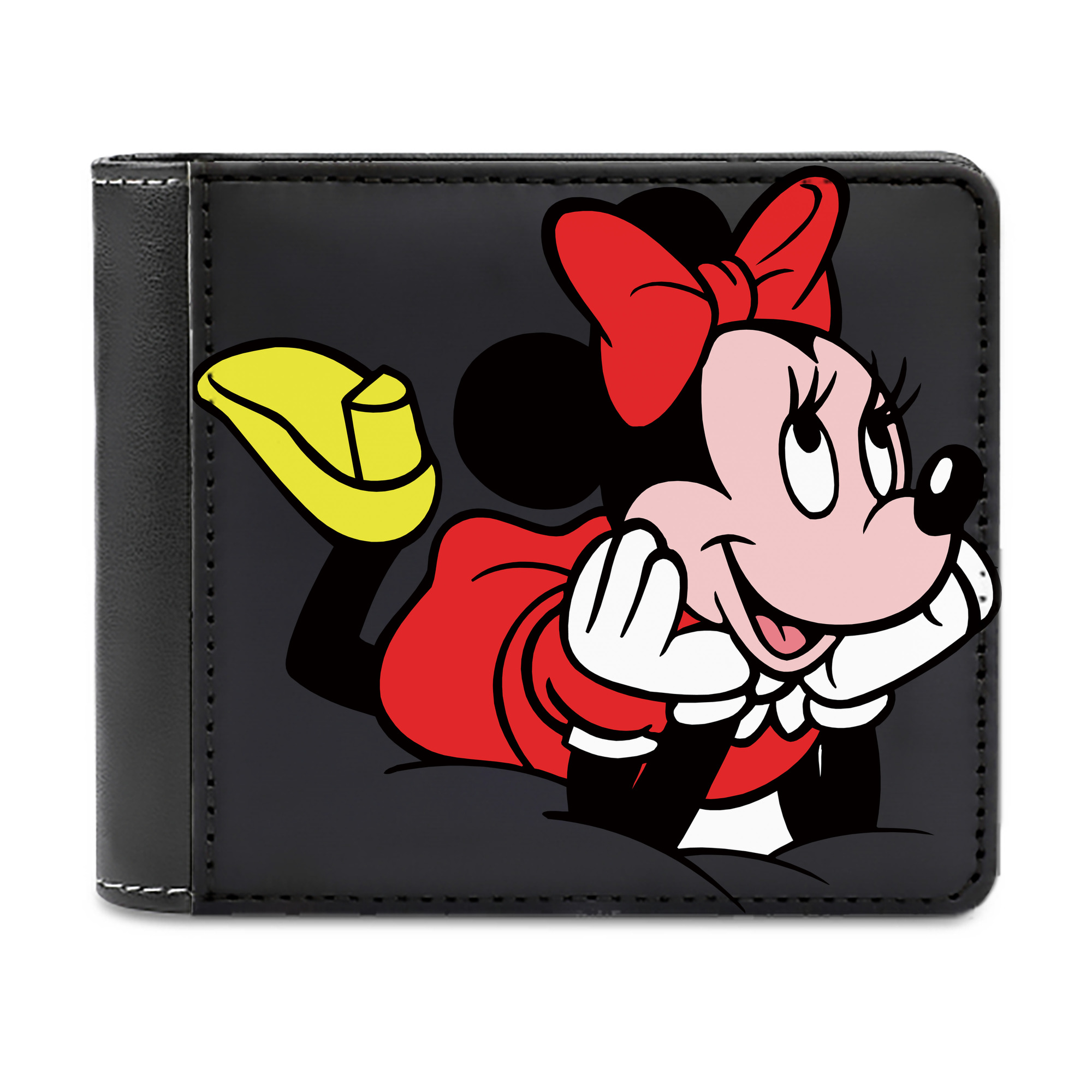 （画像用） ミッキーマウス Mickey Mouse 二つ折り革財布